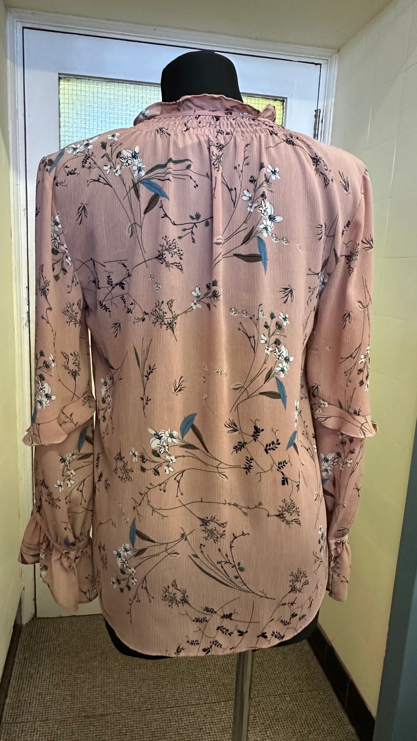 Dunnes Dusky Pink Blouse Size 8