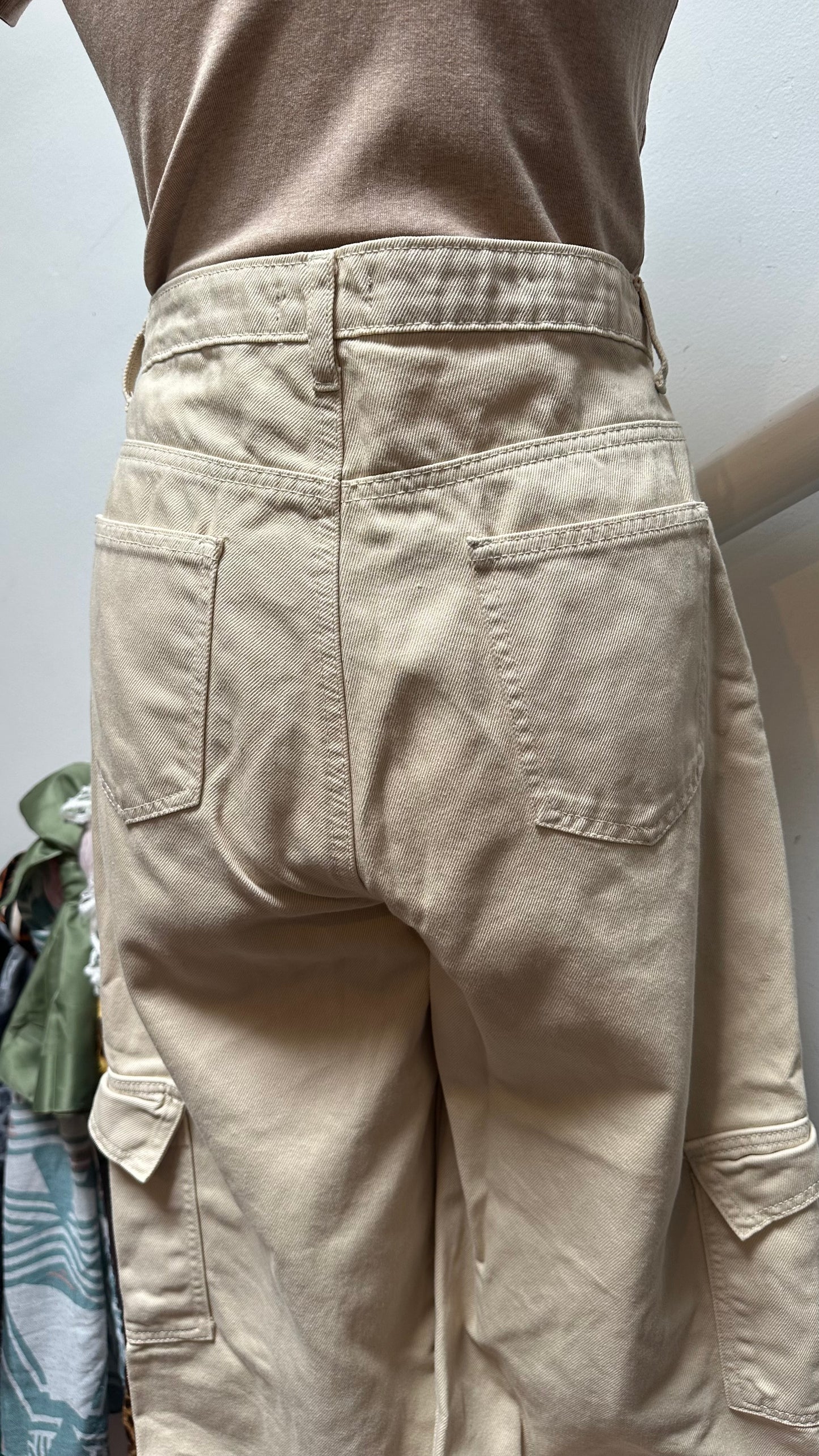 I Saw It First Cream Wide Leg Combats Size 12