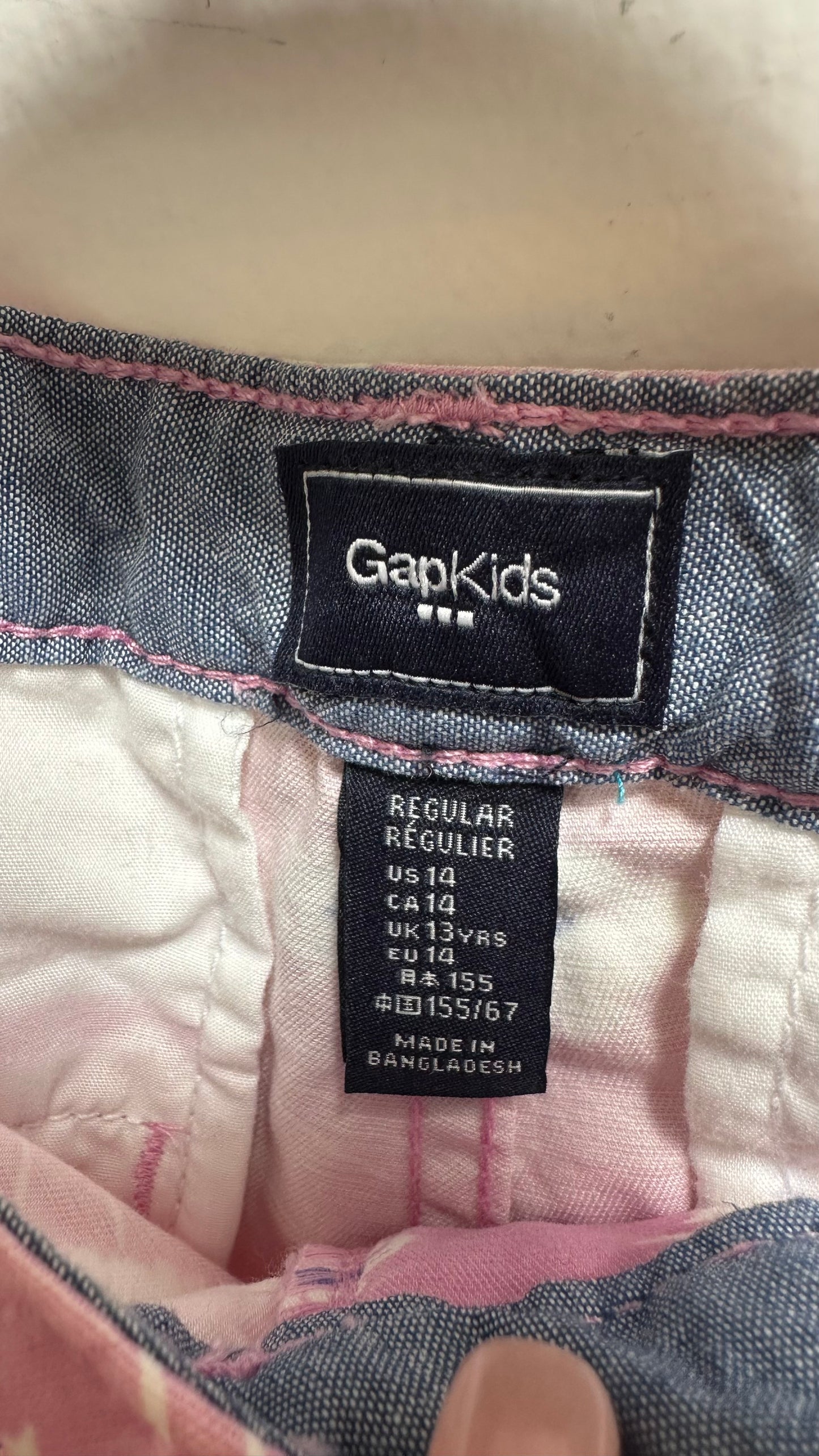 Gap 100% Cotton Shorts Age 13-14