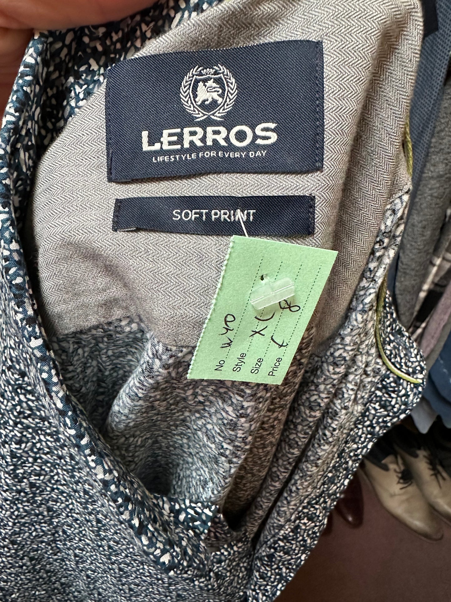 Lerros 100% Cotton Shirt Size XL