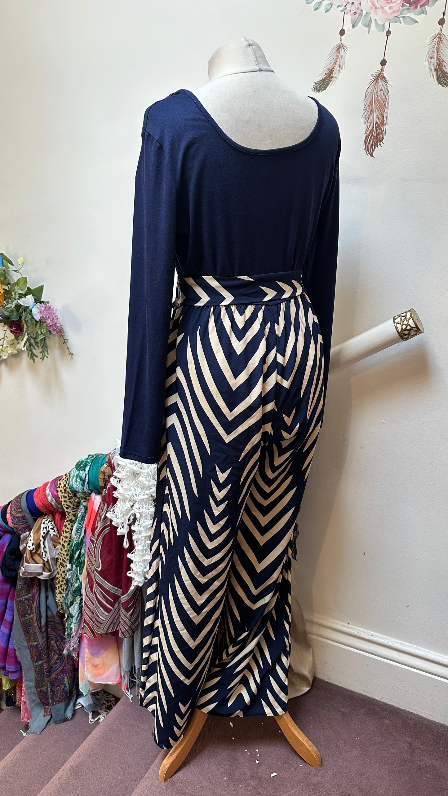 Navy Jumpsuit Best Fit Size L