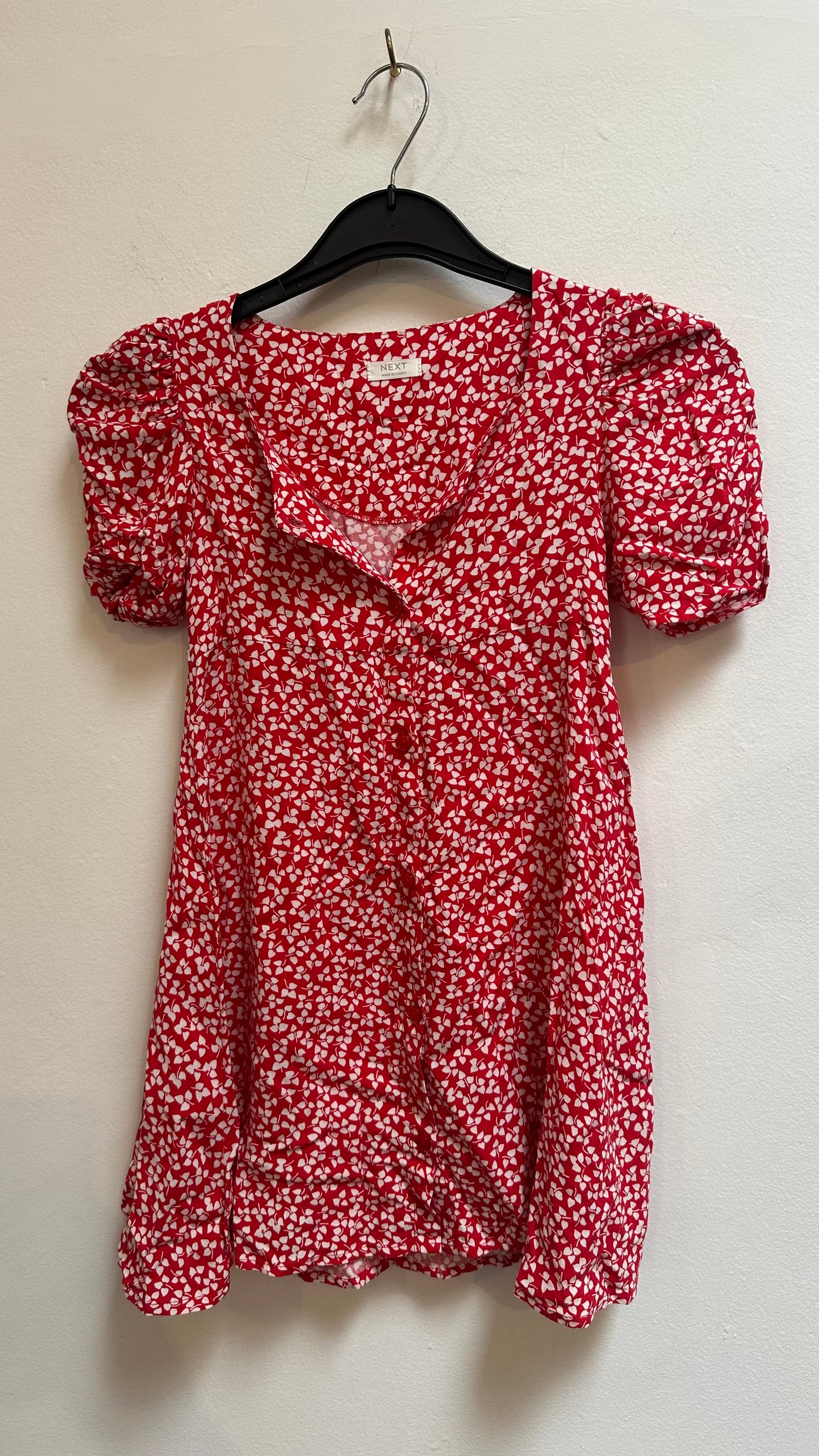 Next Red Floral Dress Age 6