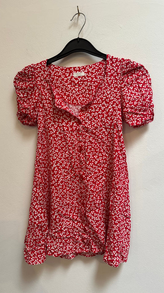 Next Red Floral Dress Age 6