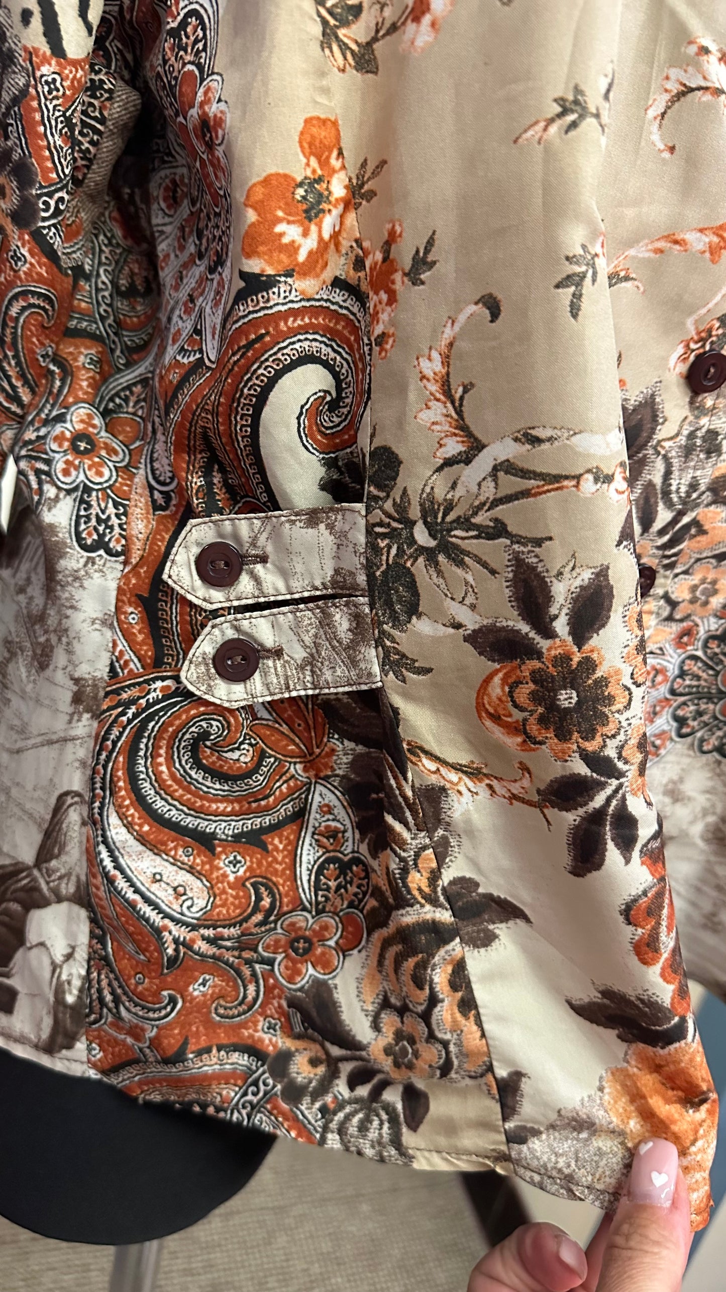 Biba Unusual Blouse Size L