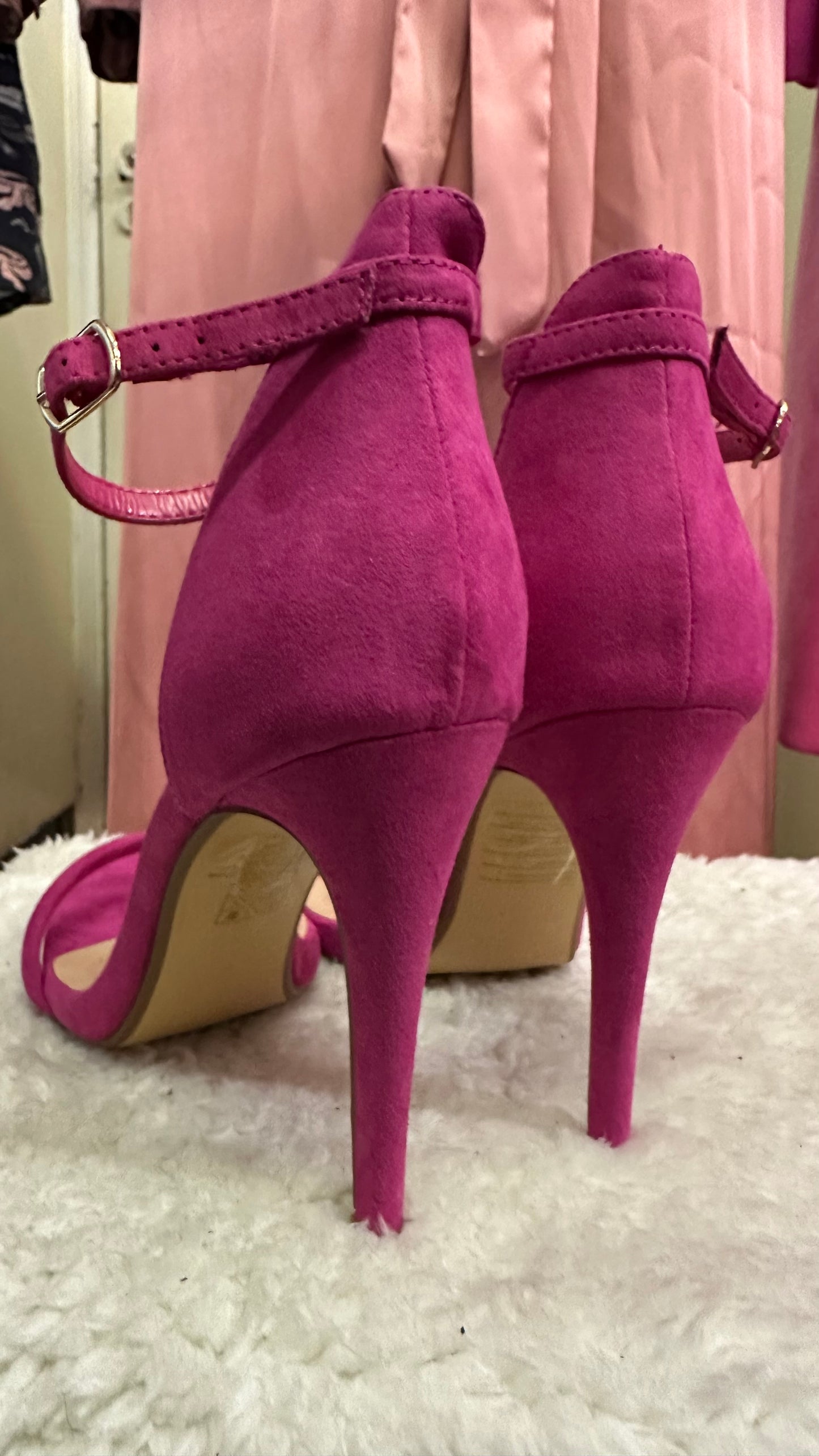 Atmosphere Pink Heels Size 7 As New