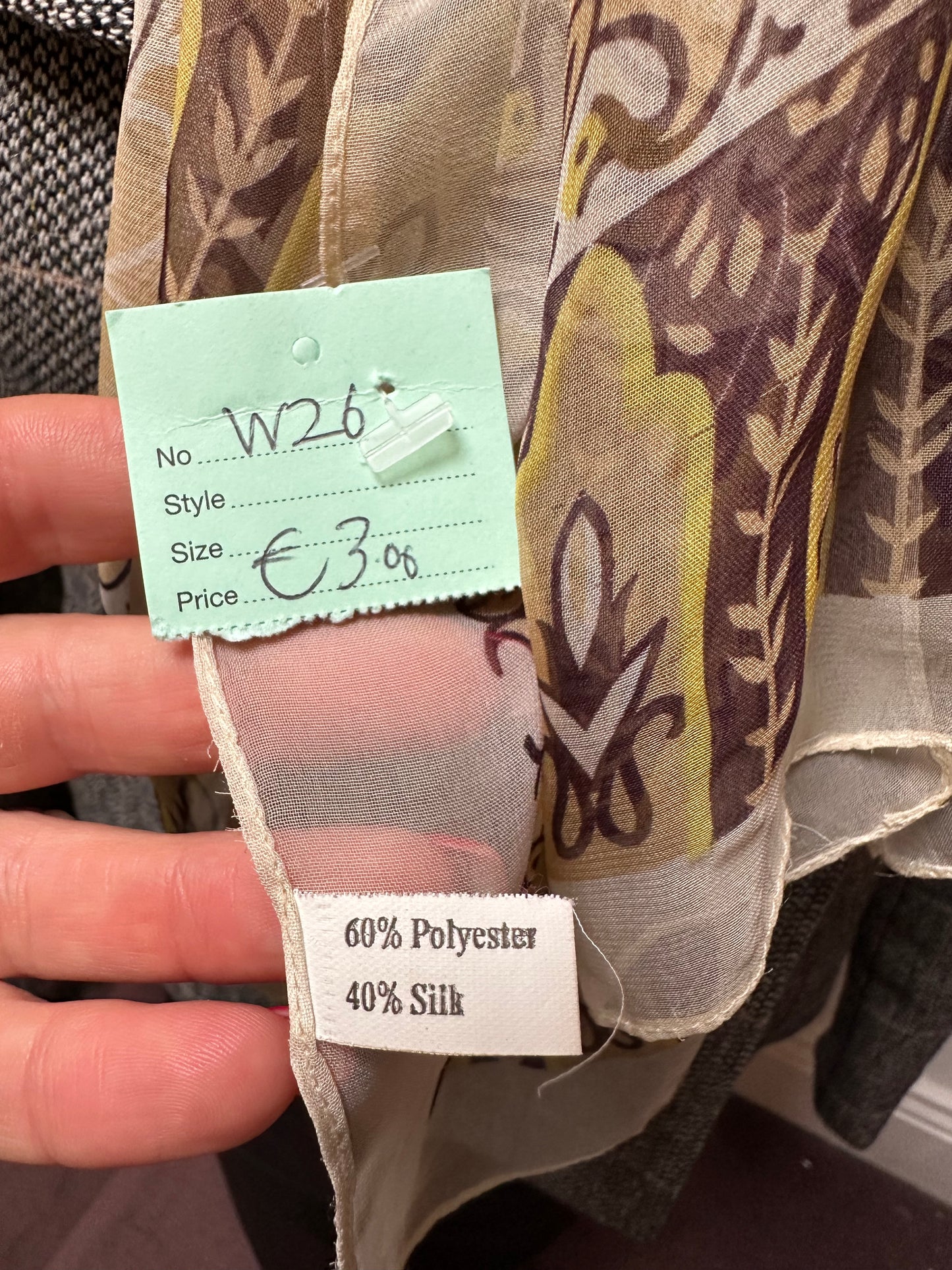 Silk Blend Scarf