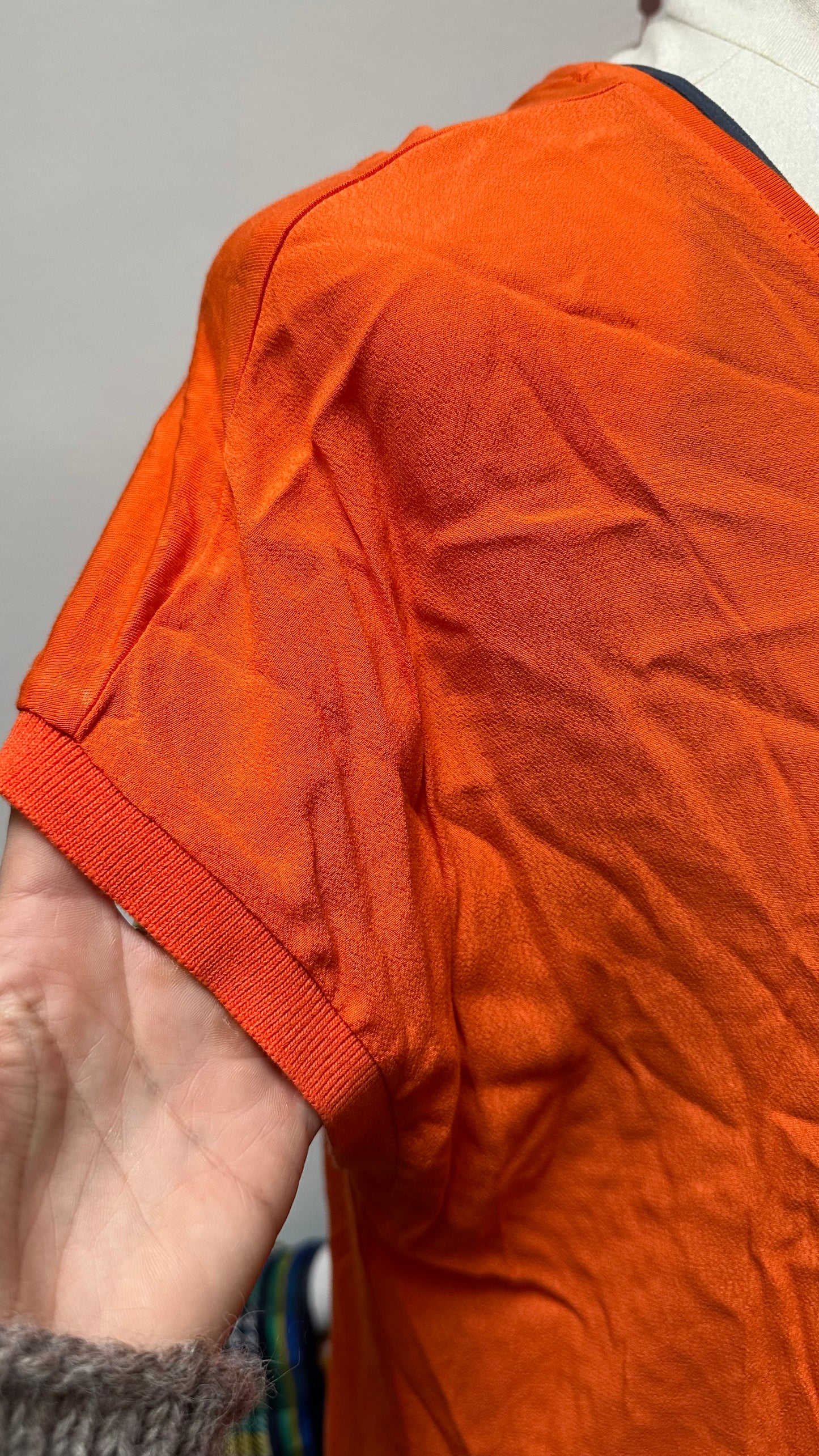 Oui Orange Top Size 16