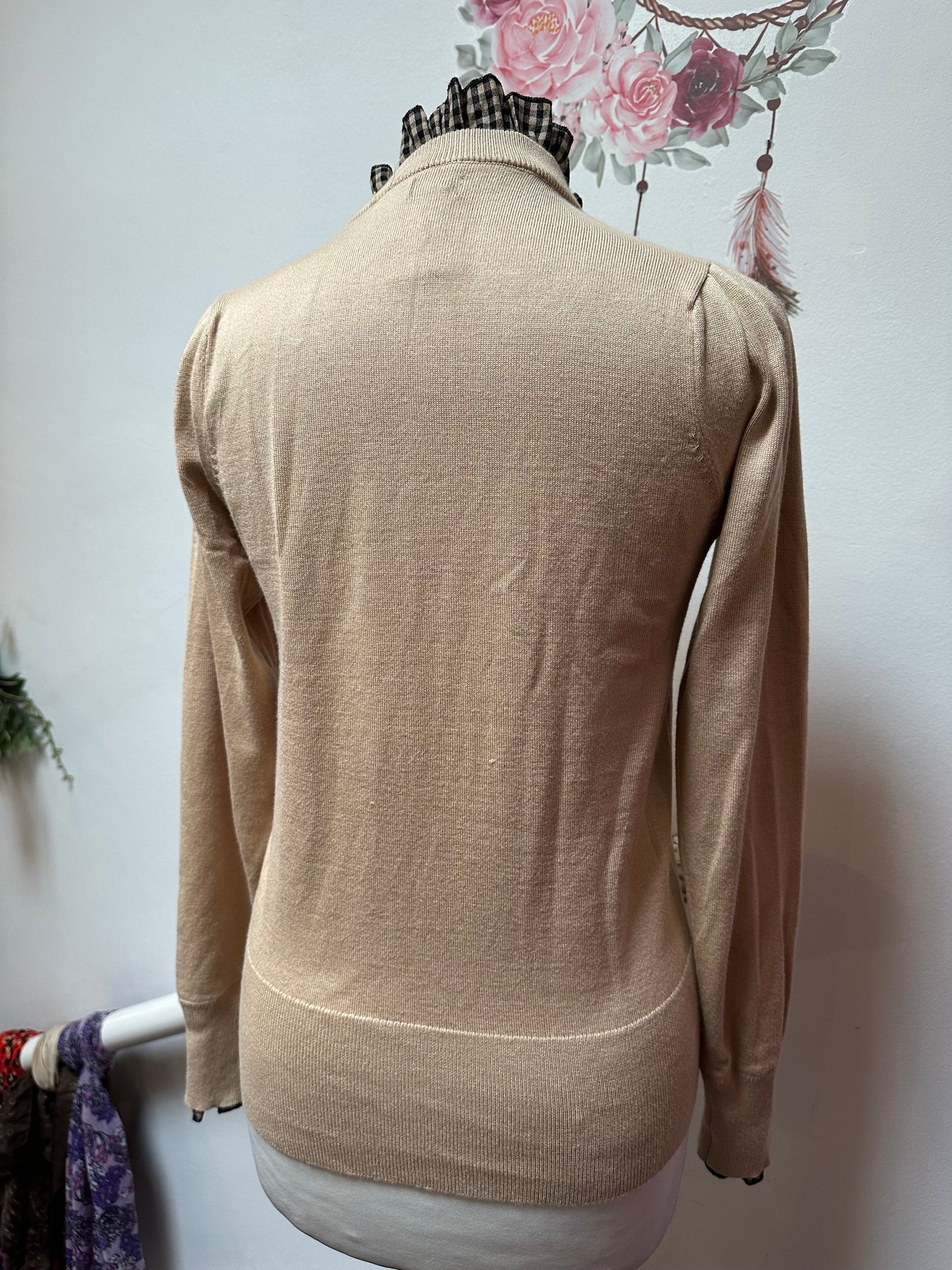 River Island Beige Jumper, Size 10