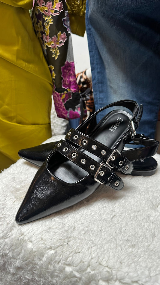 Dunnes Black Flats Size 5