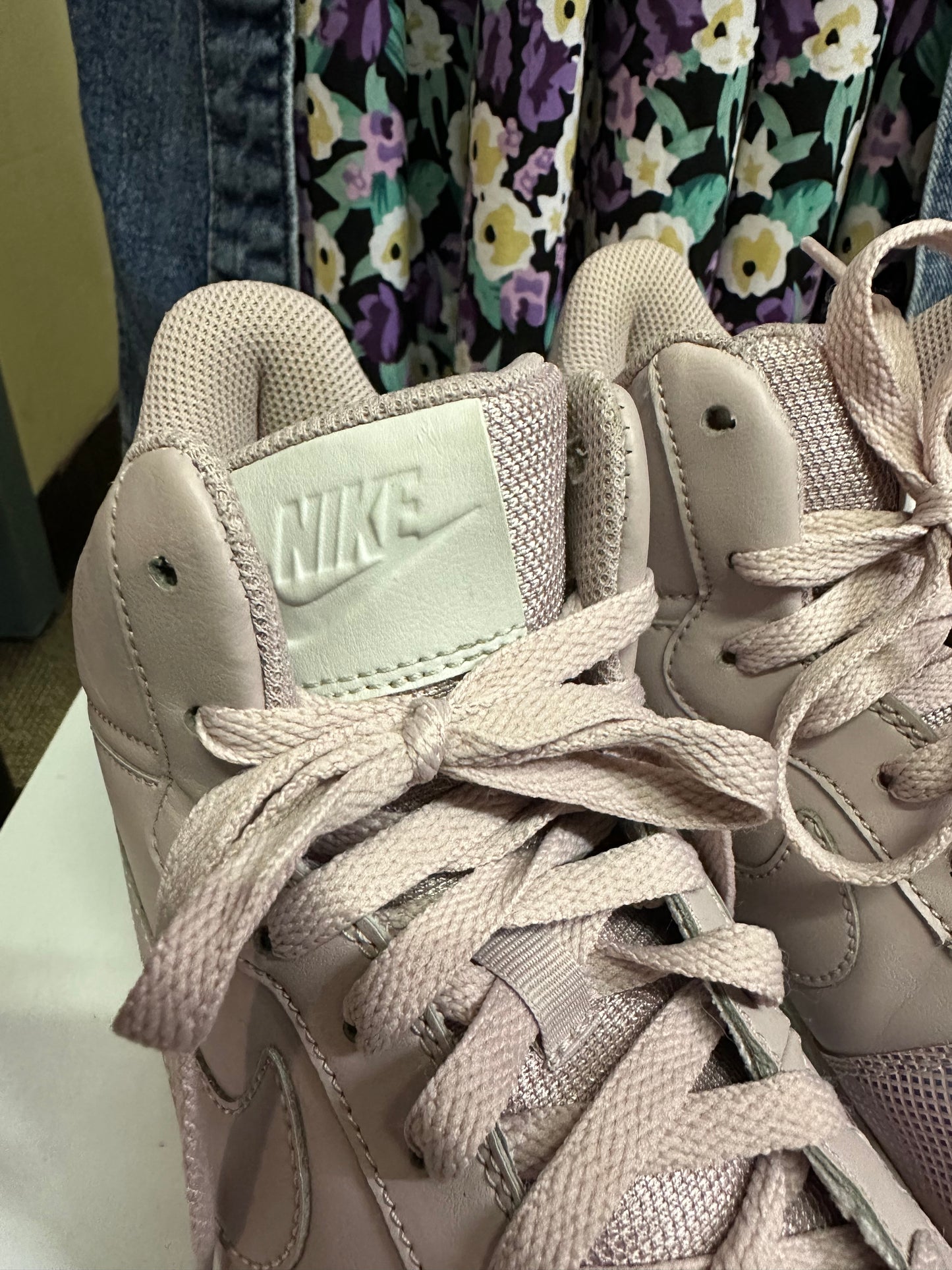 Blush Pink Nike High Tops Size 7