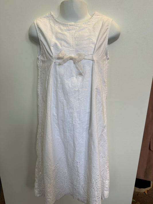 Designer Feu Pollet 100% Cotton Dress Age 7-8