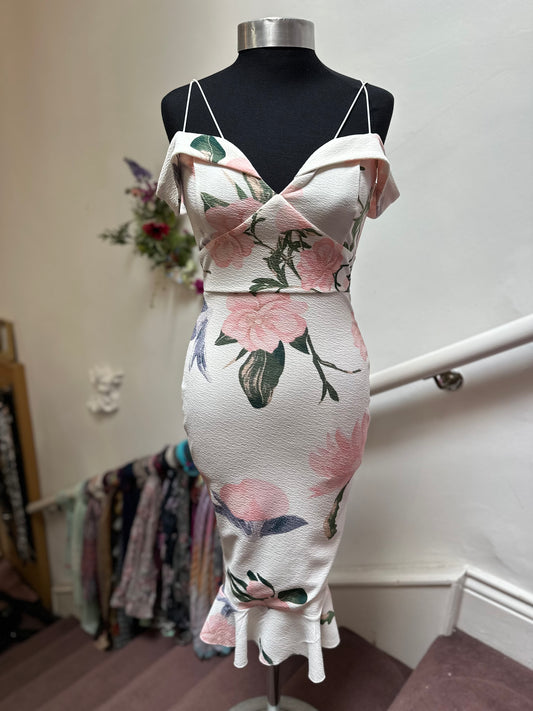 Pink Boutique Floral Dress Size 8