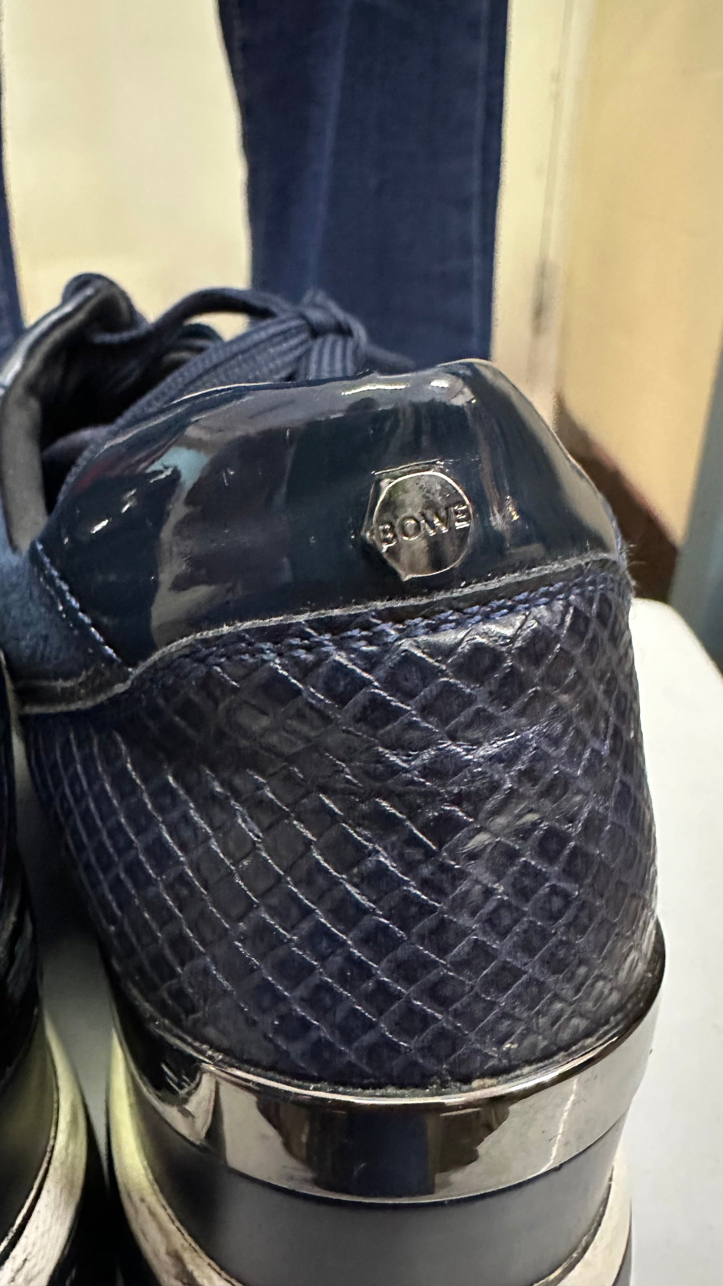 Lloyd & Pryce Navy Trainers Size 6