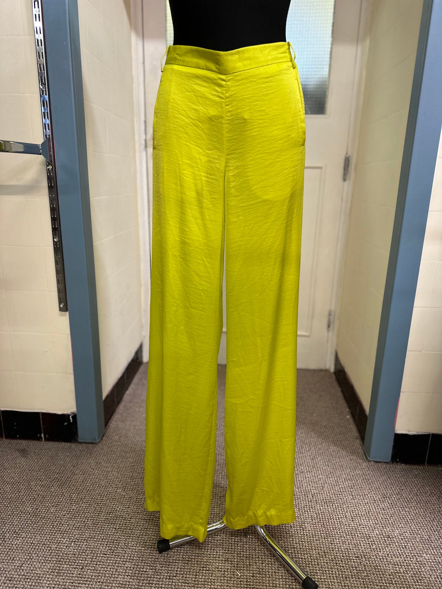 BCBG Maxazria Neon Trousers, Size M Long