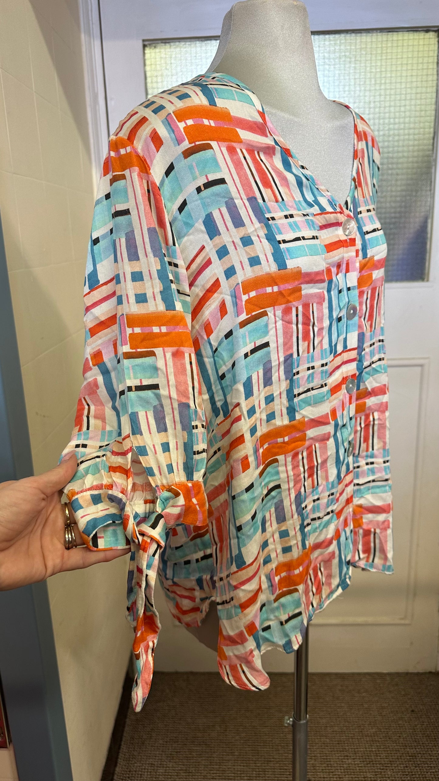 Designer Bariloche Multi-Coloured Blouse Size 10/12