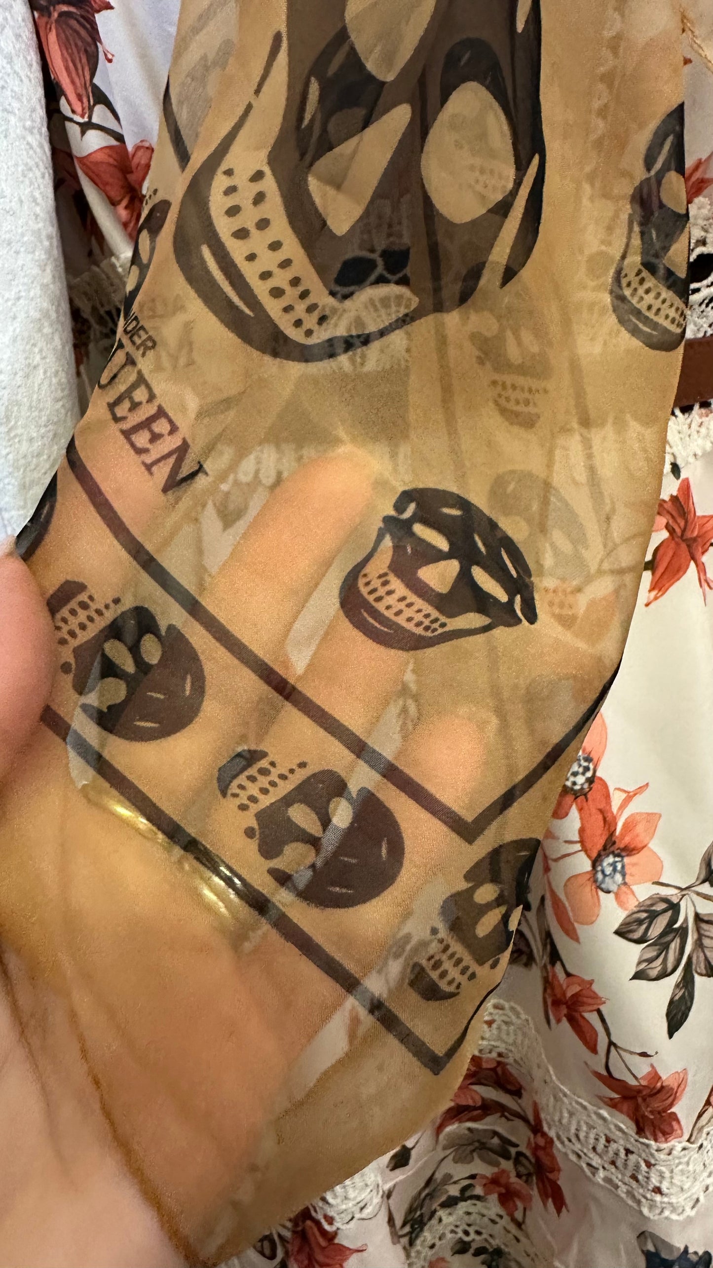Designer Alexander Mc Queen Scarf