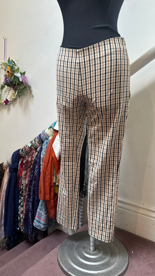 A New Day Check Tailored Trousers Size 8/10