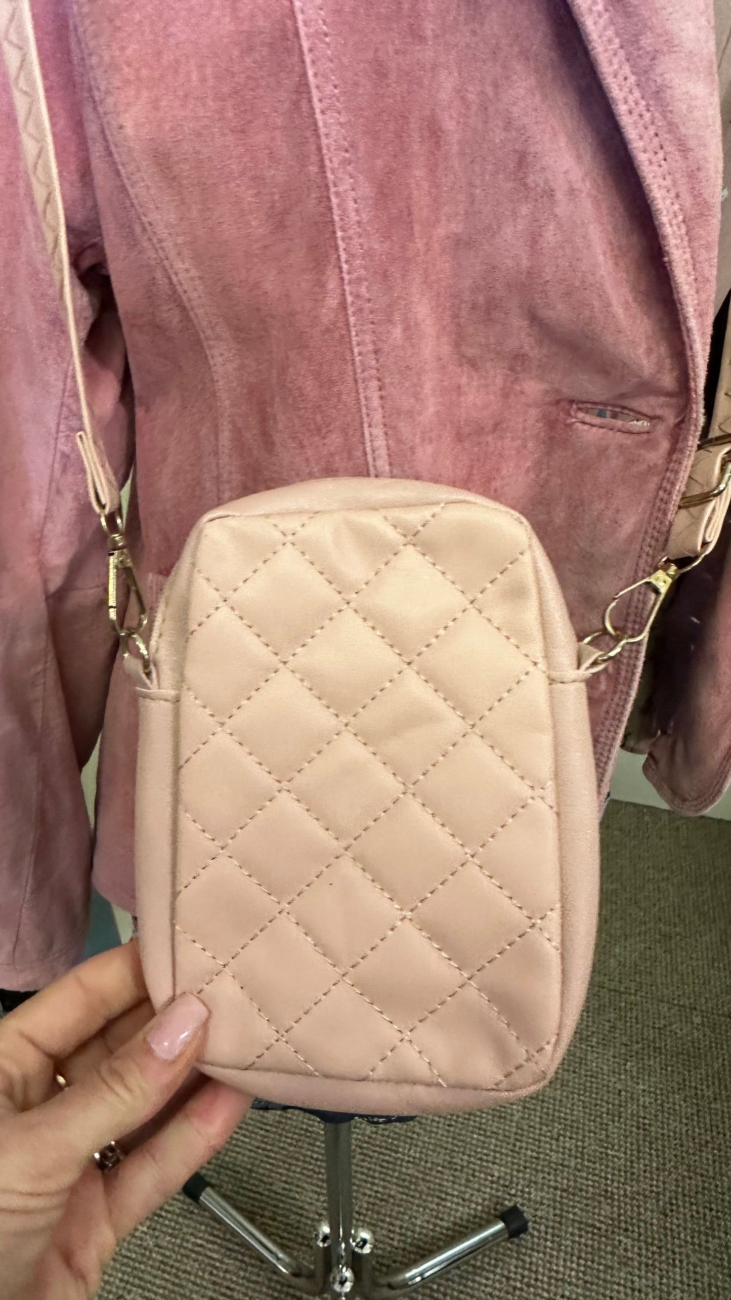 Pale Pink Crossbody