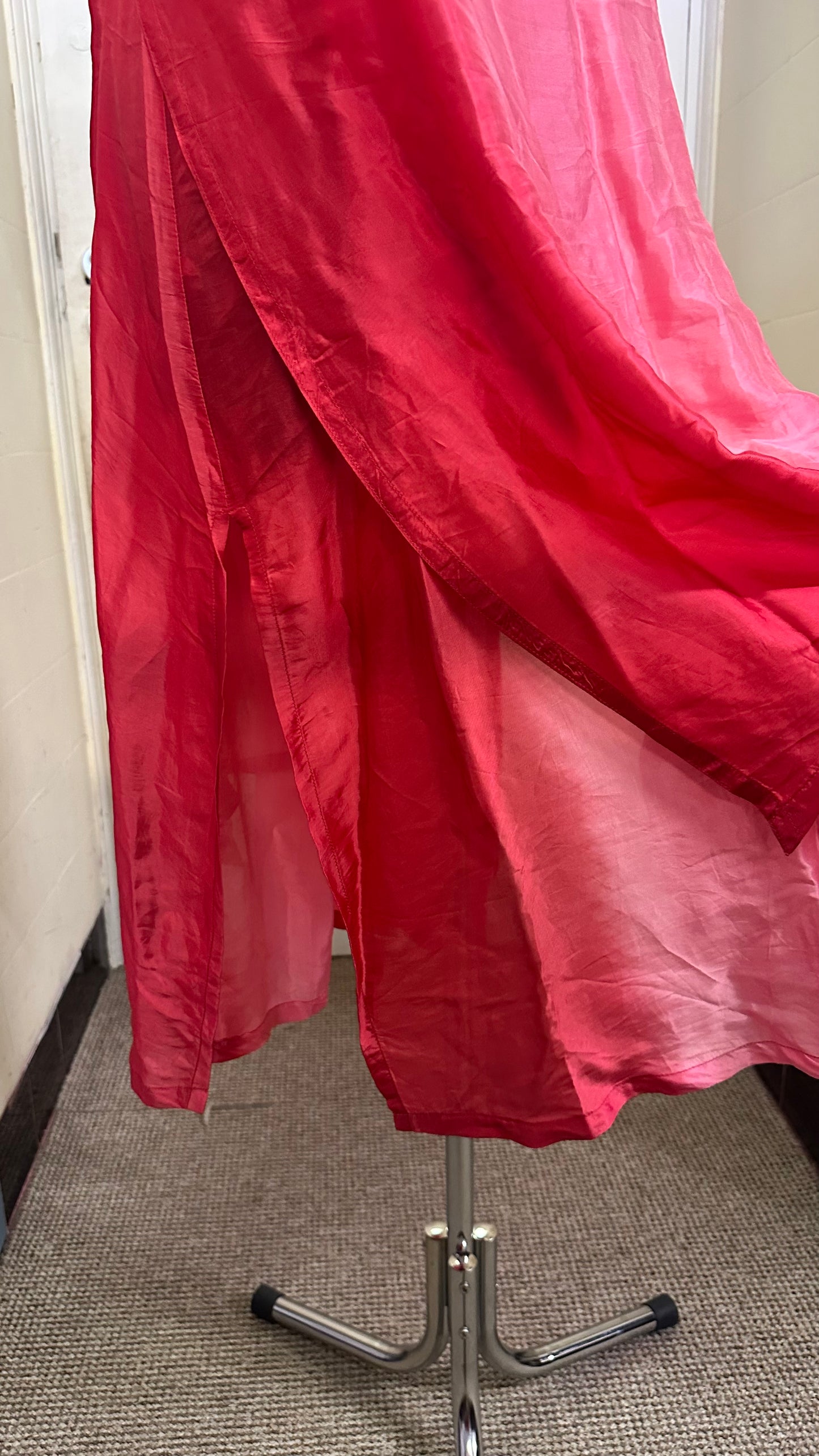 Beautiful Ombré 100% Silk Dress Size L