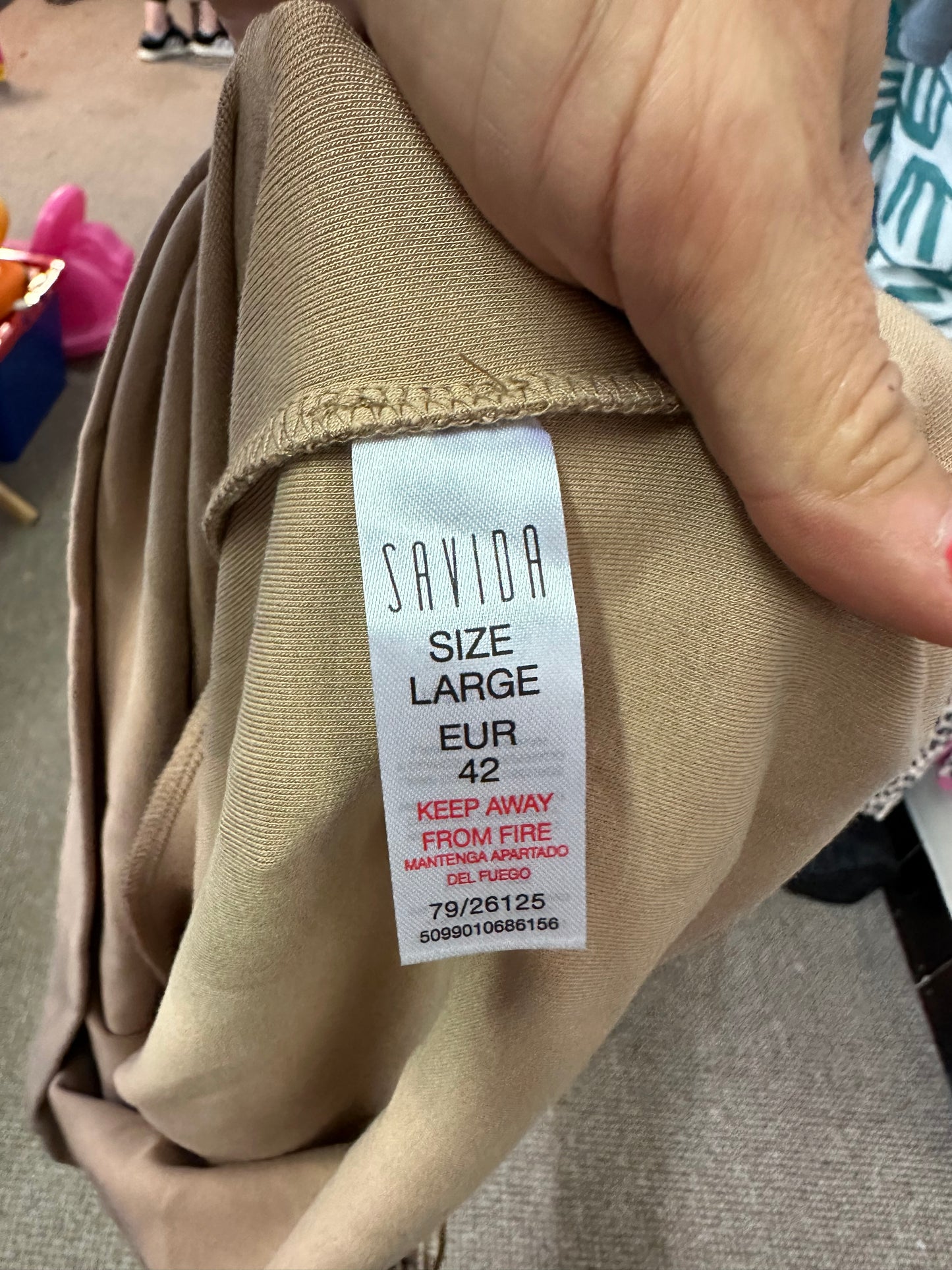 Savida Beige Top Size L