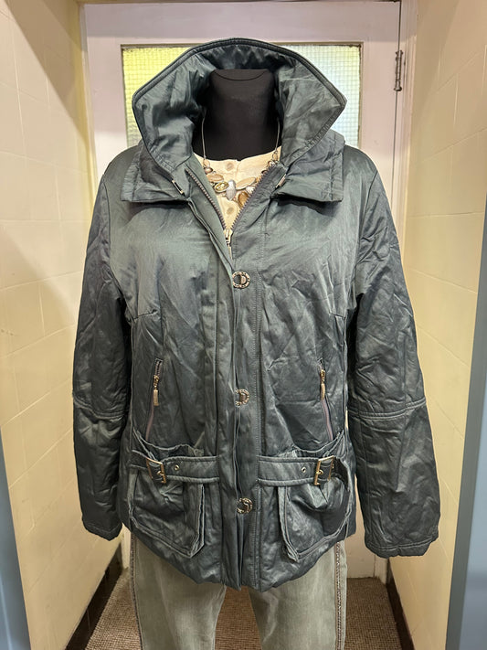 Designer Hucke Teal Jacket Size 18