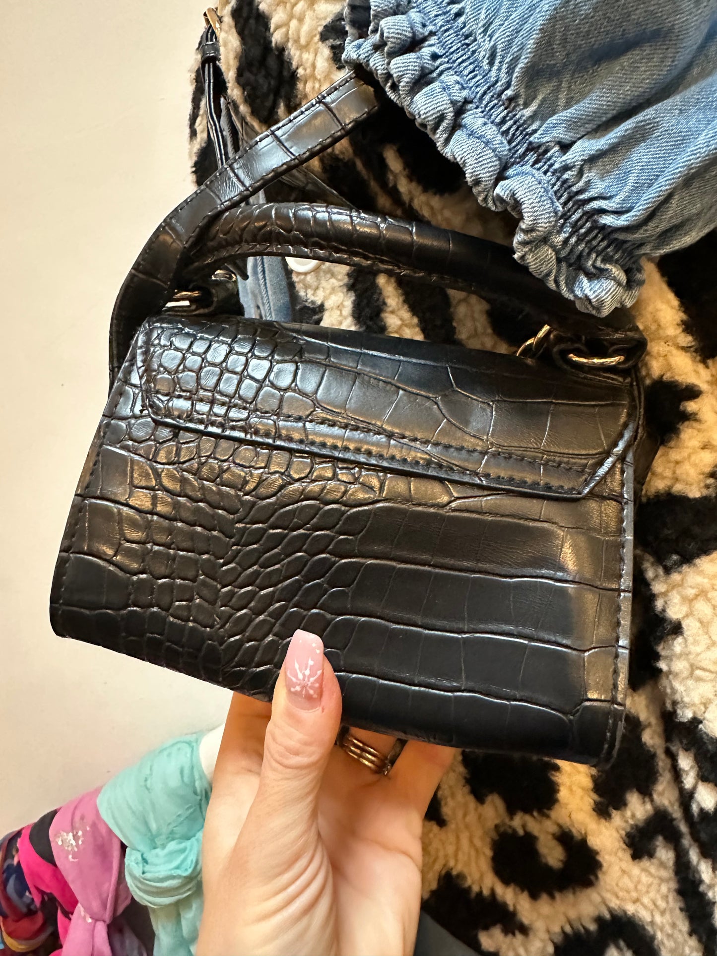 Primark Mini Crossbody Bag with Chain Detail