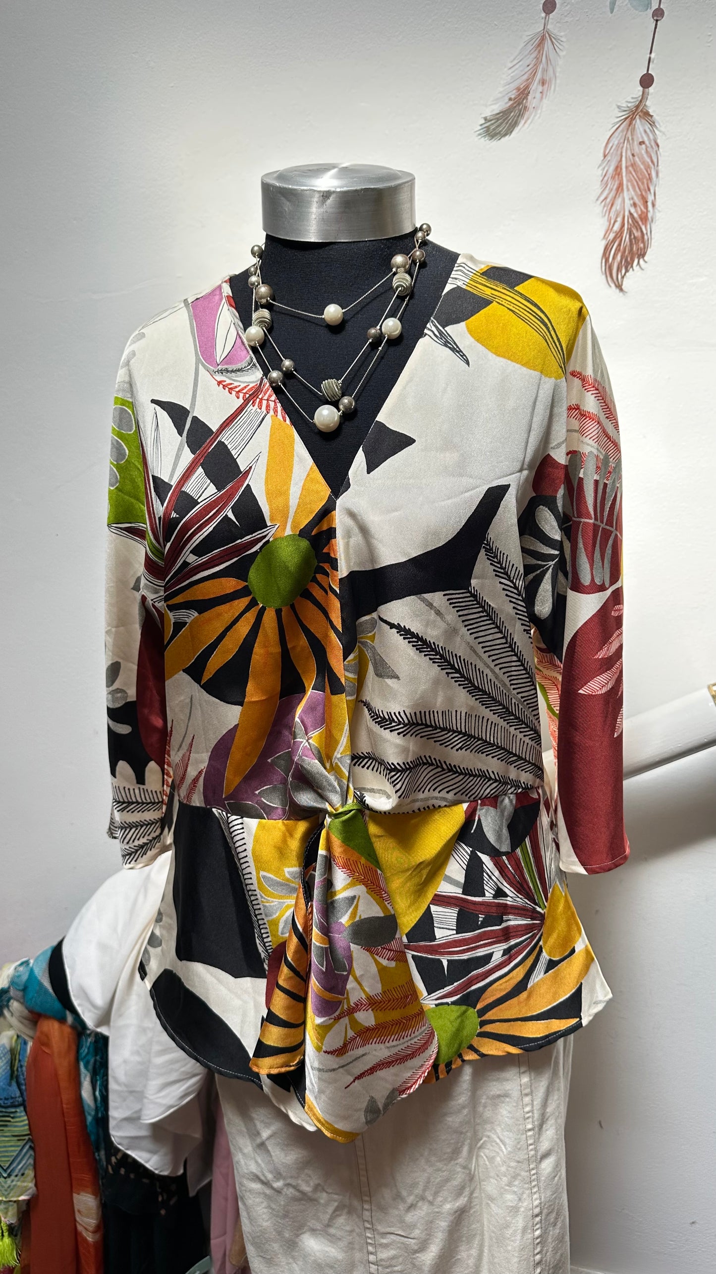 Zara Flattering Blouse Size M