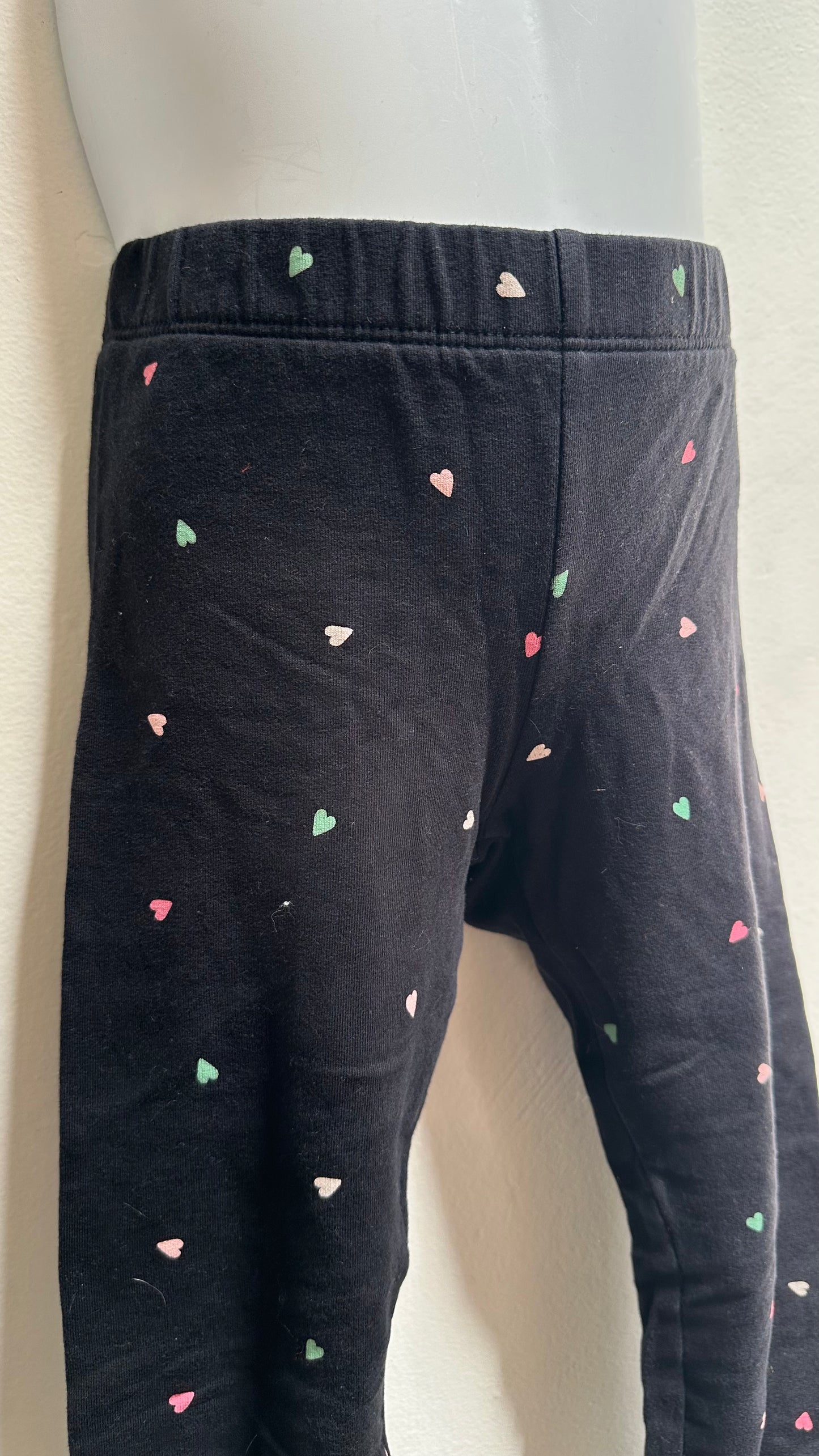 H&M Loveheart Leggings Age 6-7