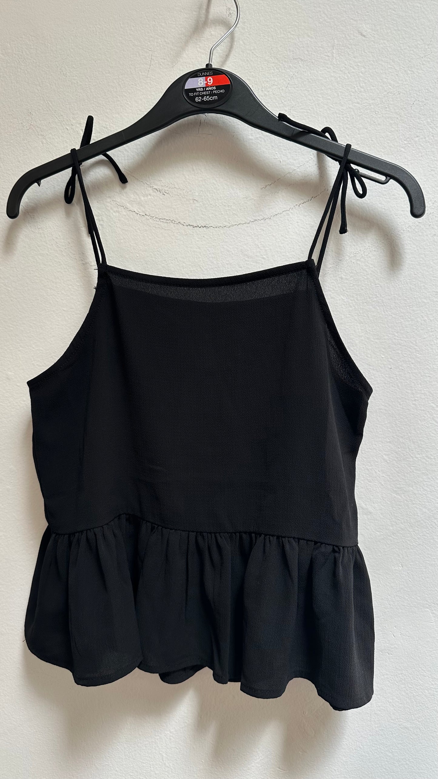 H&M Black Top Age 8-9