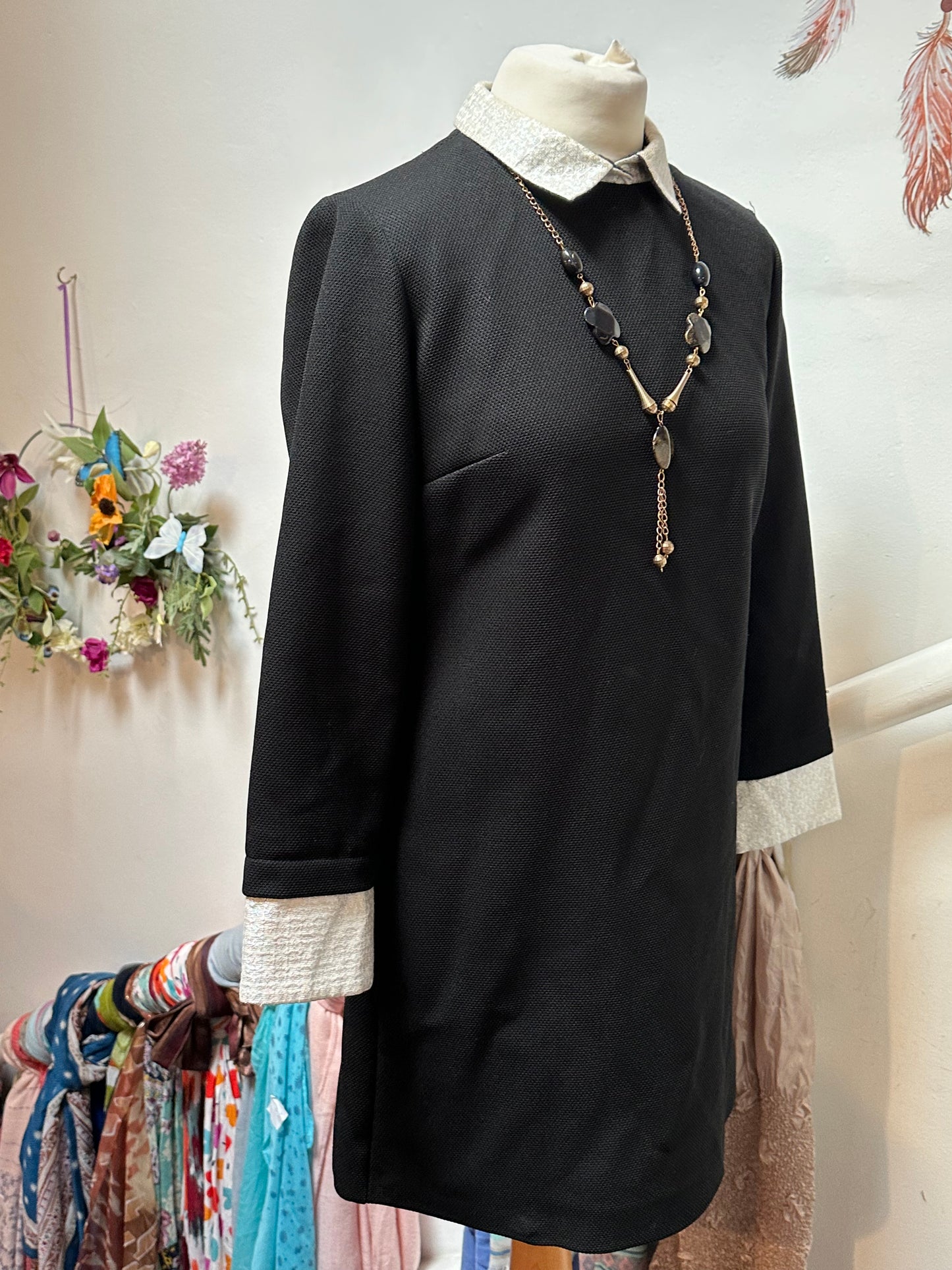 Designer MAJE Dress RRP €255!! Size 12 (Maje Size 3) Has a good inch in the hem to be let down if necessary