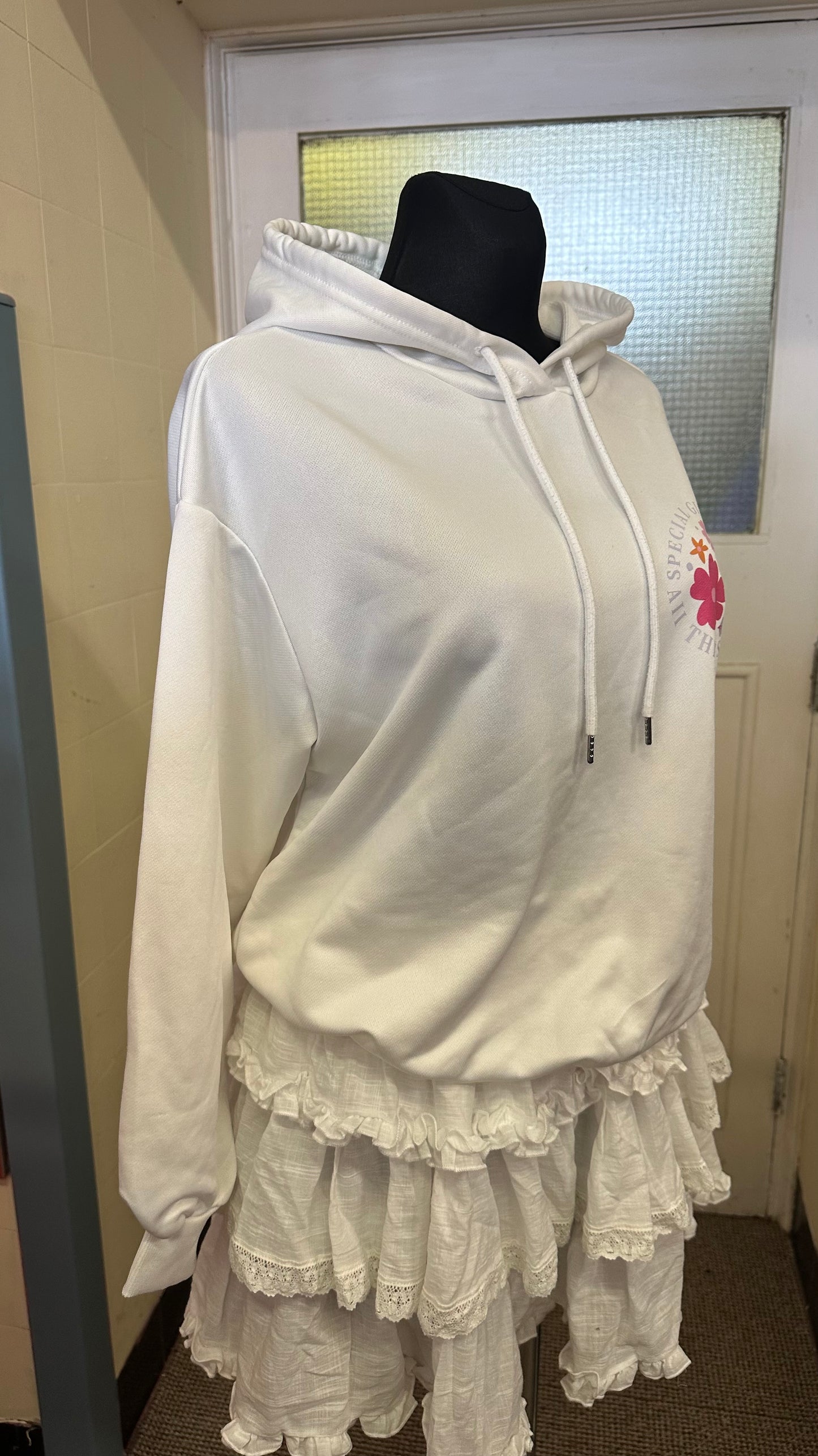 Shein Floral Hoodie Size XS