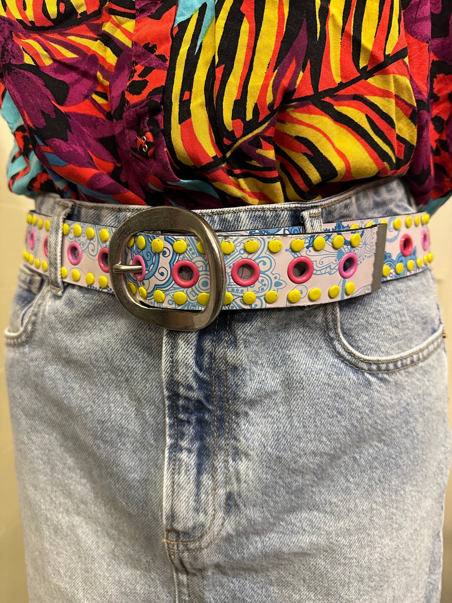 Pepe Jeans Funky Leather Belt Size S/M