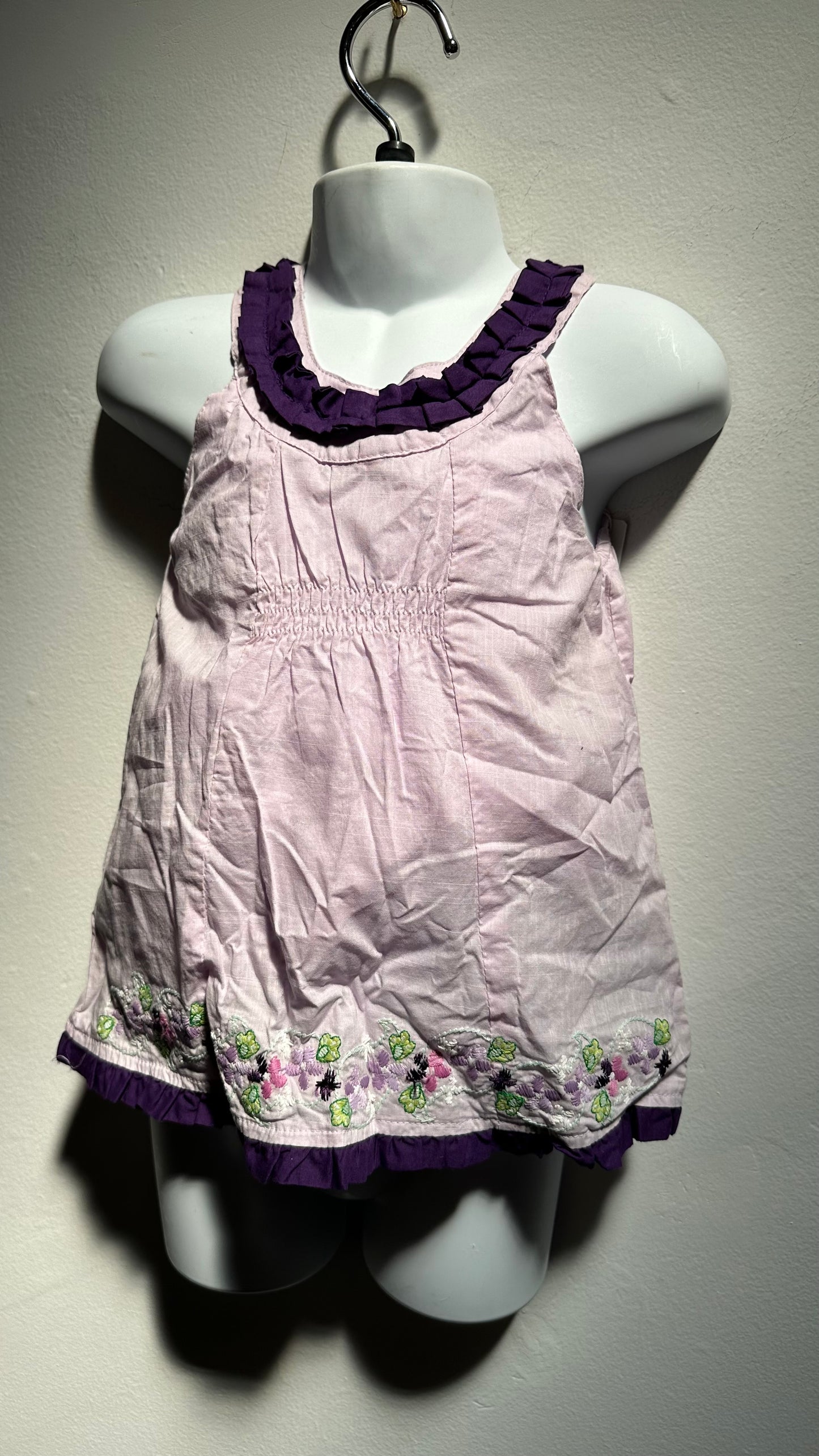 Name It Lilac Dress New with Tags Age 4-6m 100% Cotton