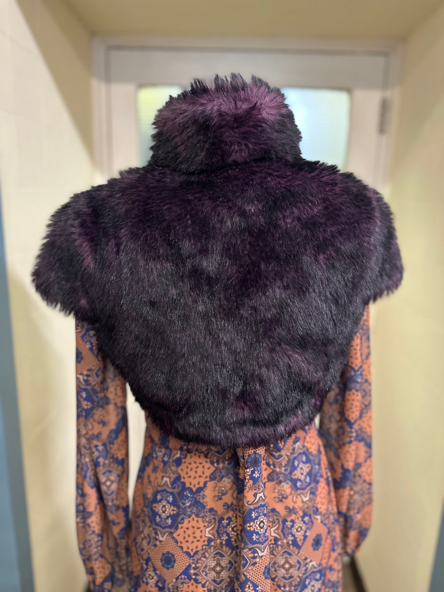 Faux Fur Bolero Size S