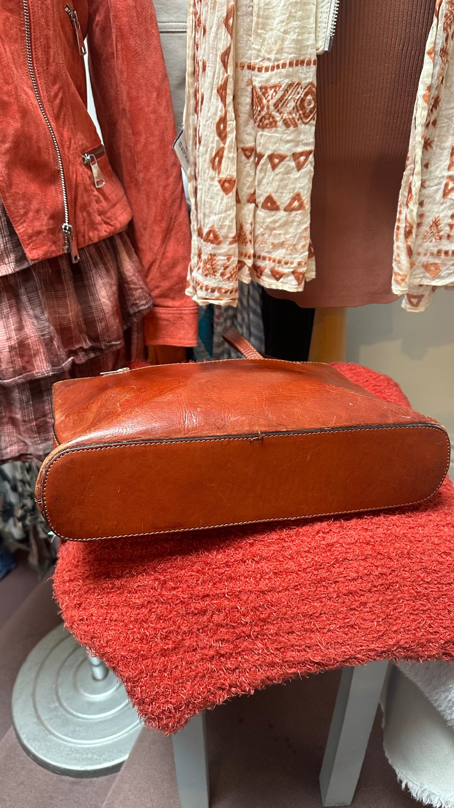 Vintage Henry Sarel Leather Bag