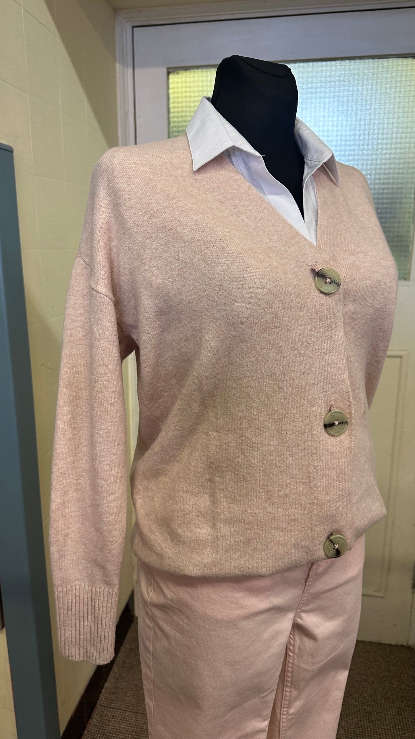 Primark Blush Cardigan Oversized 2XS, fits Size 10