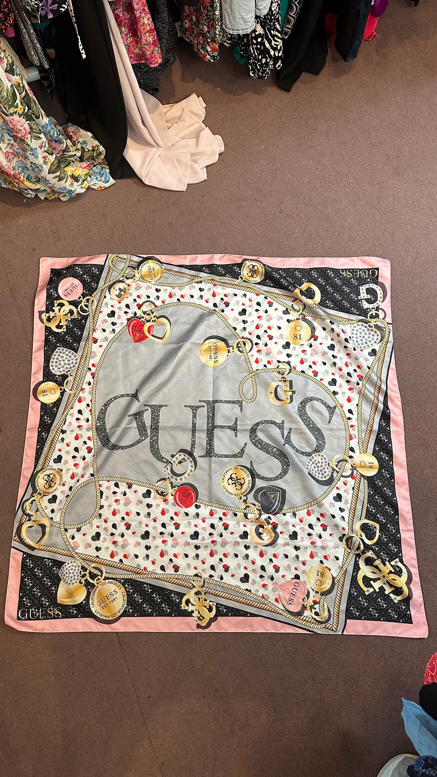 Guess Large Square Scarf
