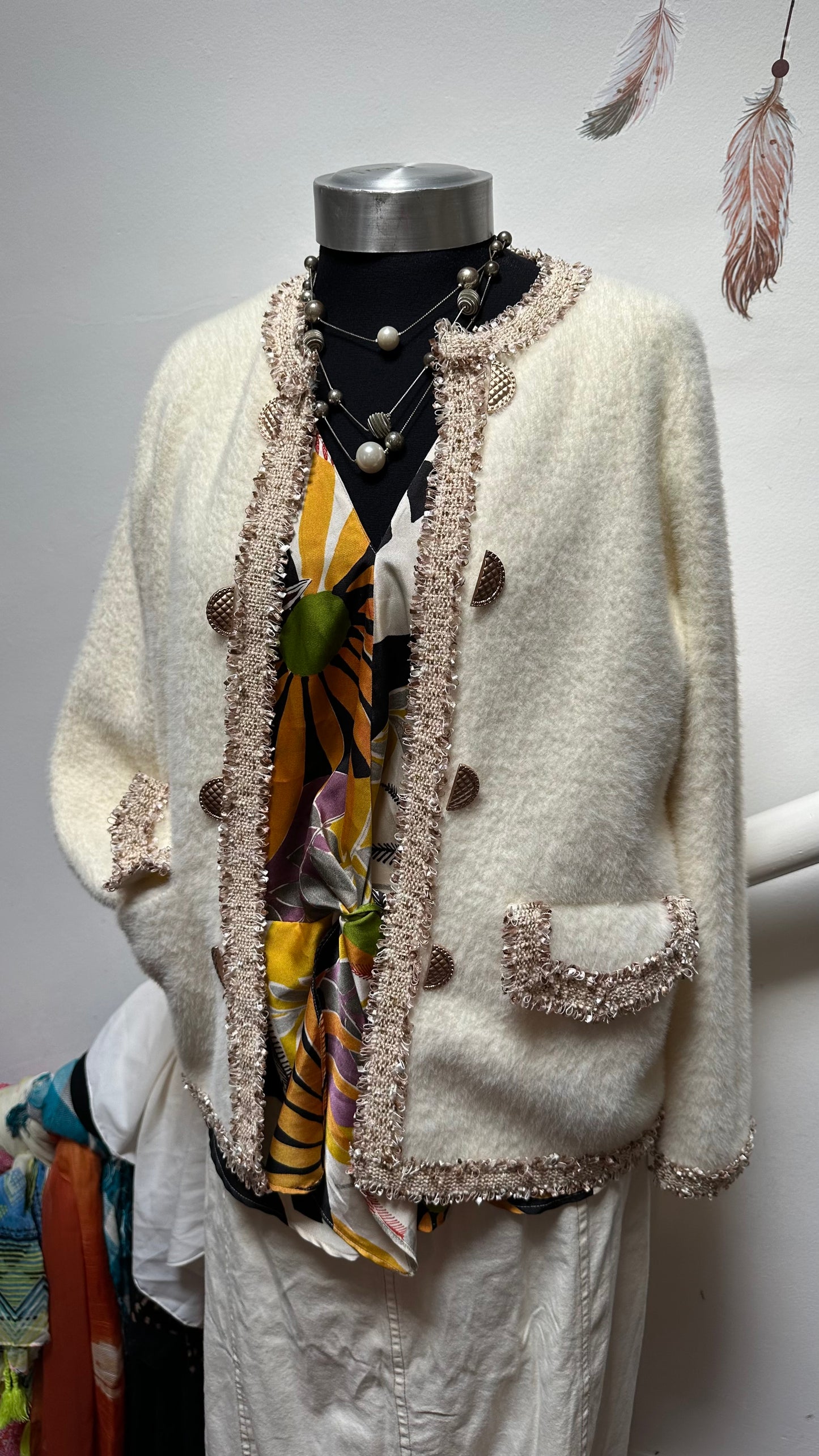 Gallery Heavy Knit Cardigan Size S