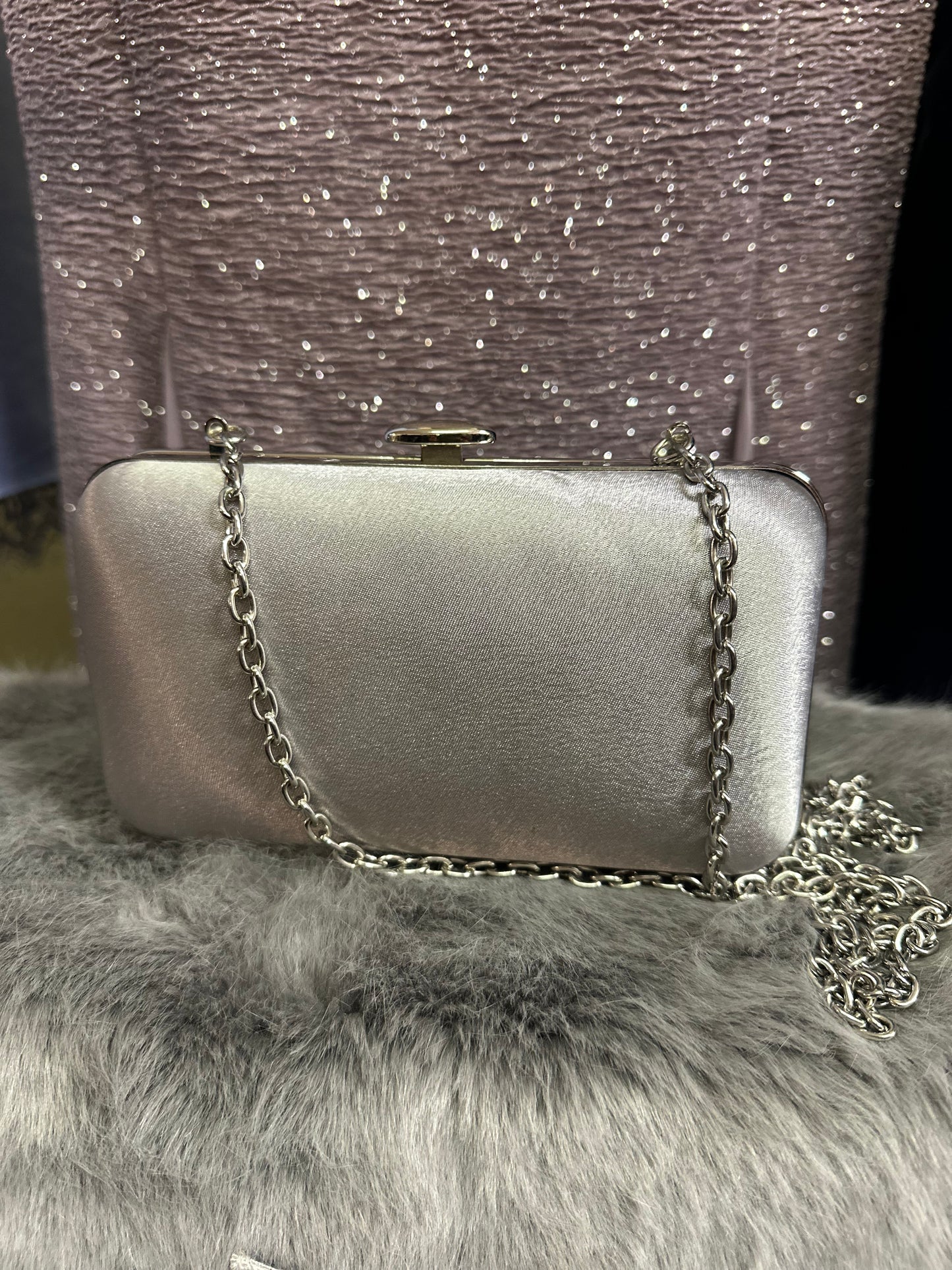 Lunar Silver Clutch