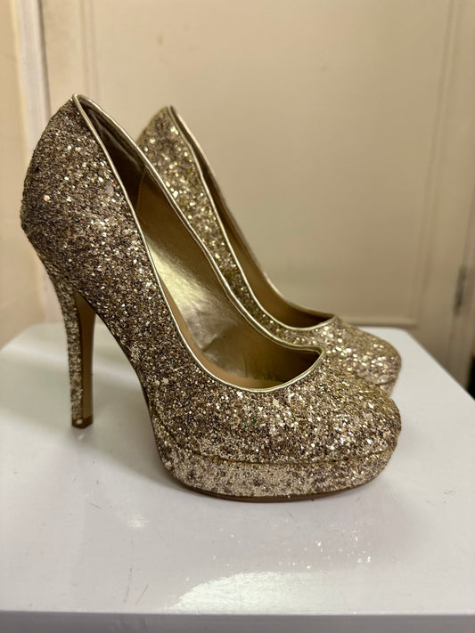 New Look Glitter Heels, New without Tags, Size 2