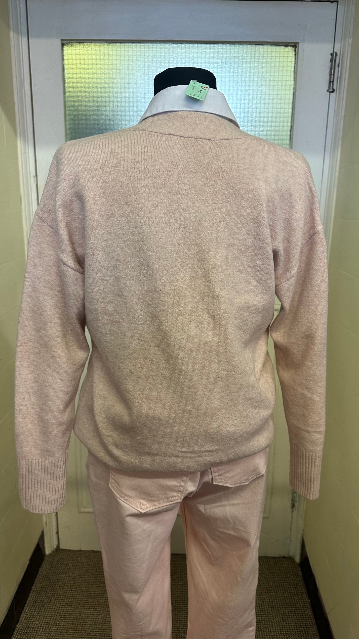 Primark Blush Cardigan Oversized 2XS, fits Size 10