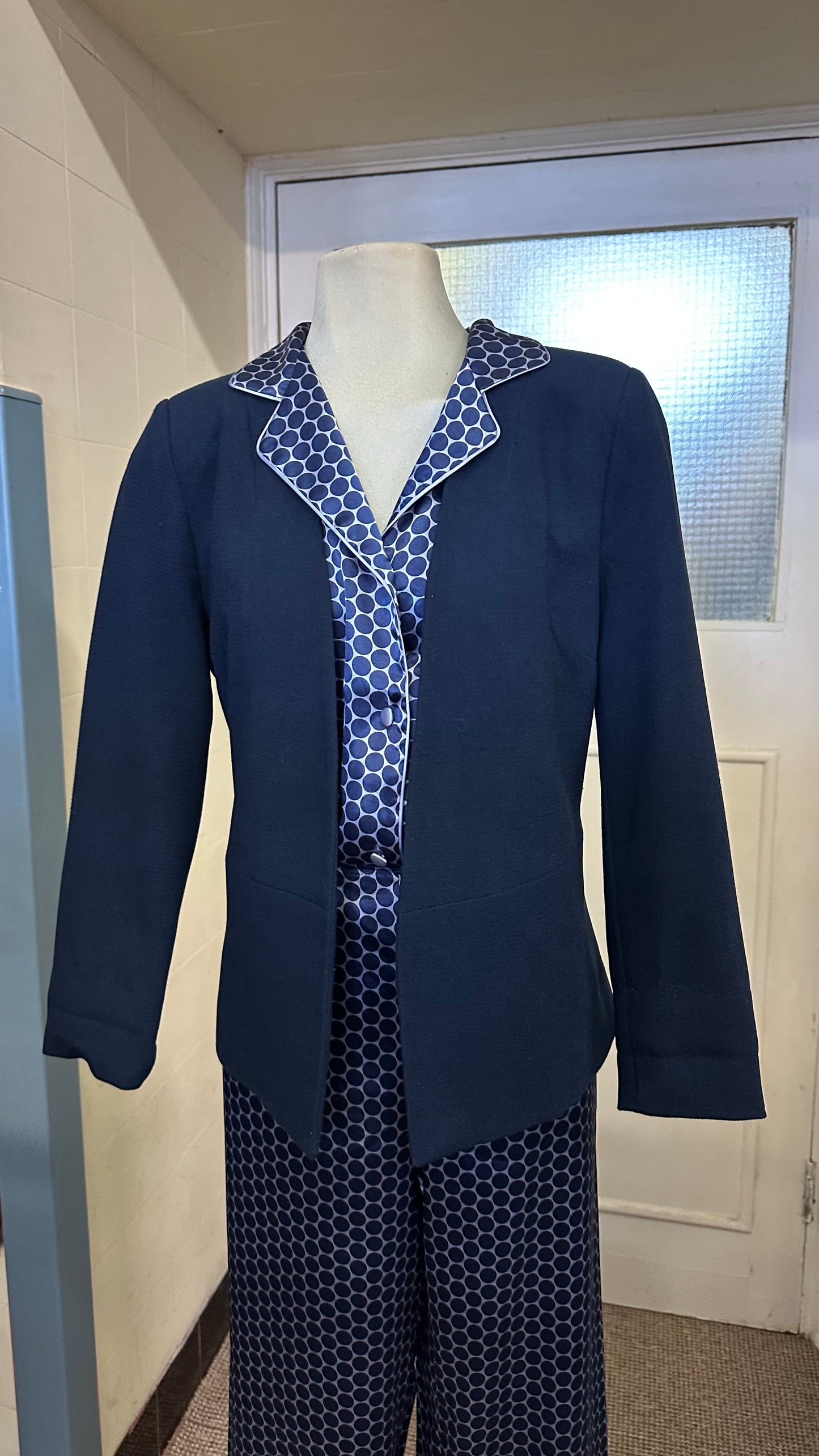 Pieces Navy Blazer Size S