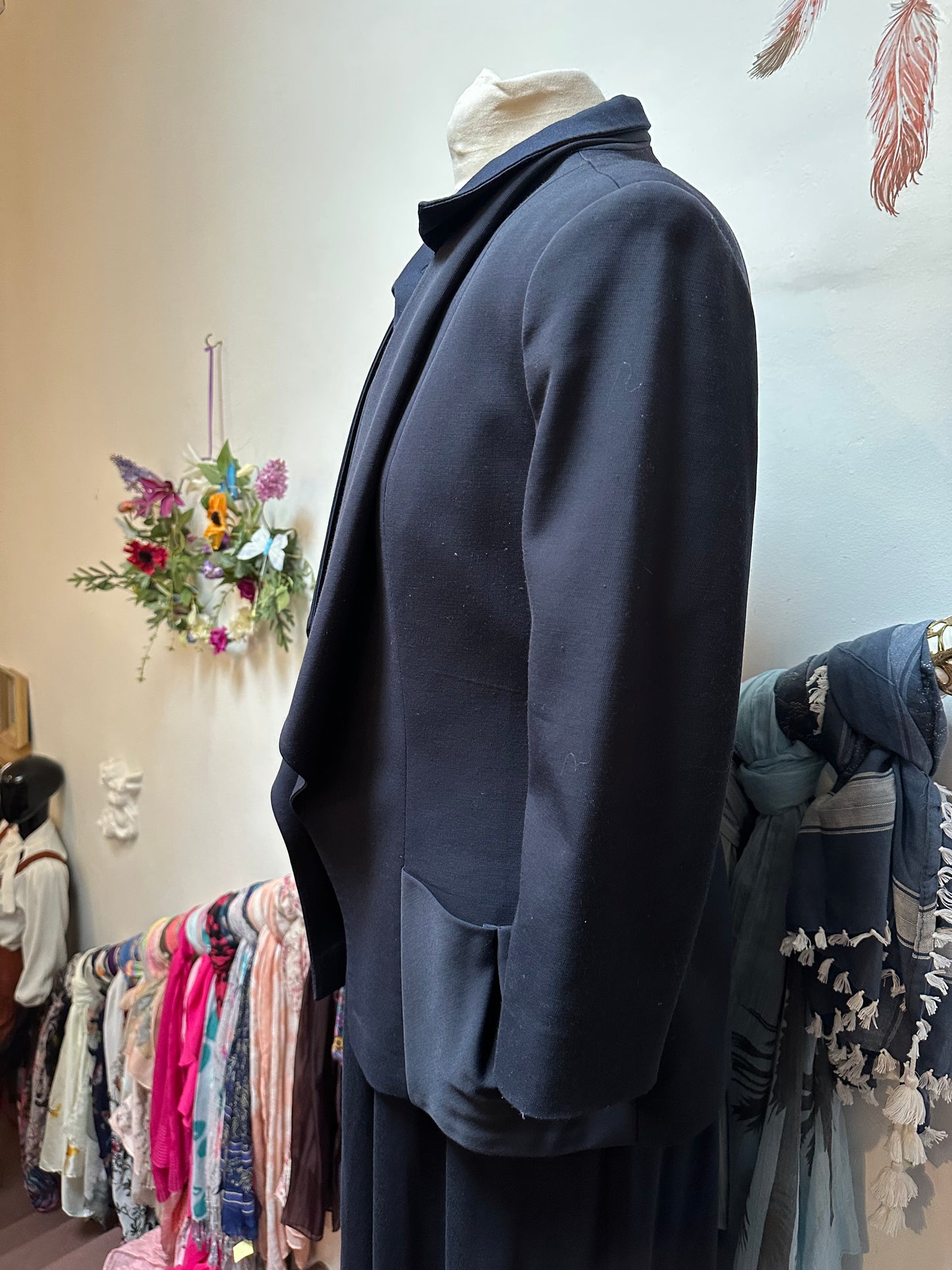 Items of Style Navy Waterfall Blazer Size 10