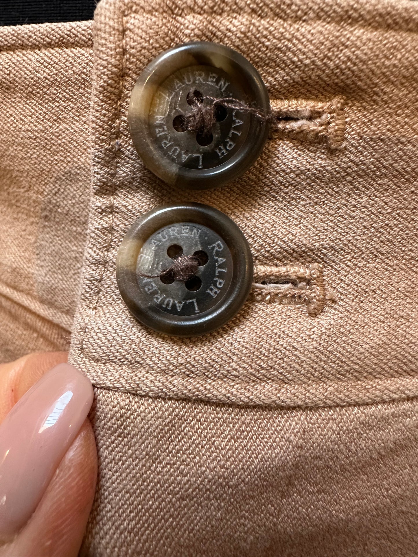 Designer Ralph Lauren Jodhpur Style Stretchy Jeans Size 14 (US 10)