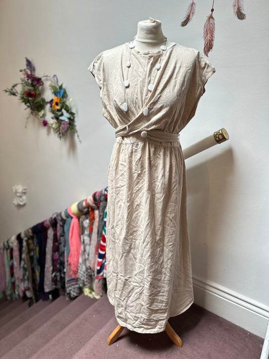 M&S Cotton Dress Size 16