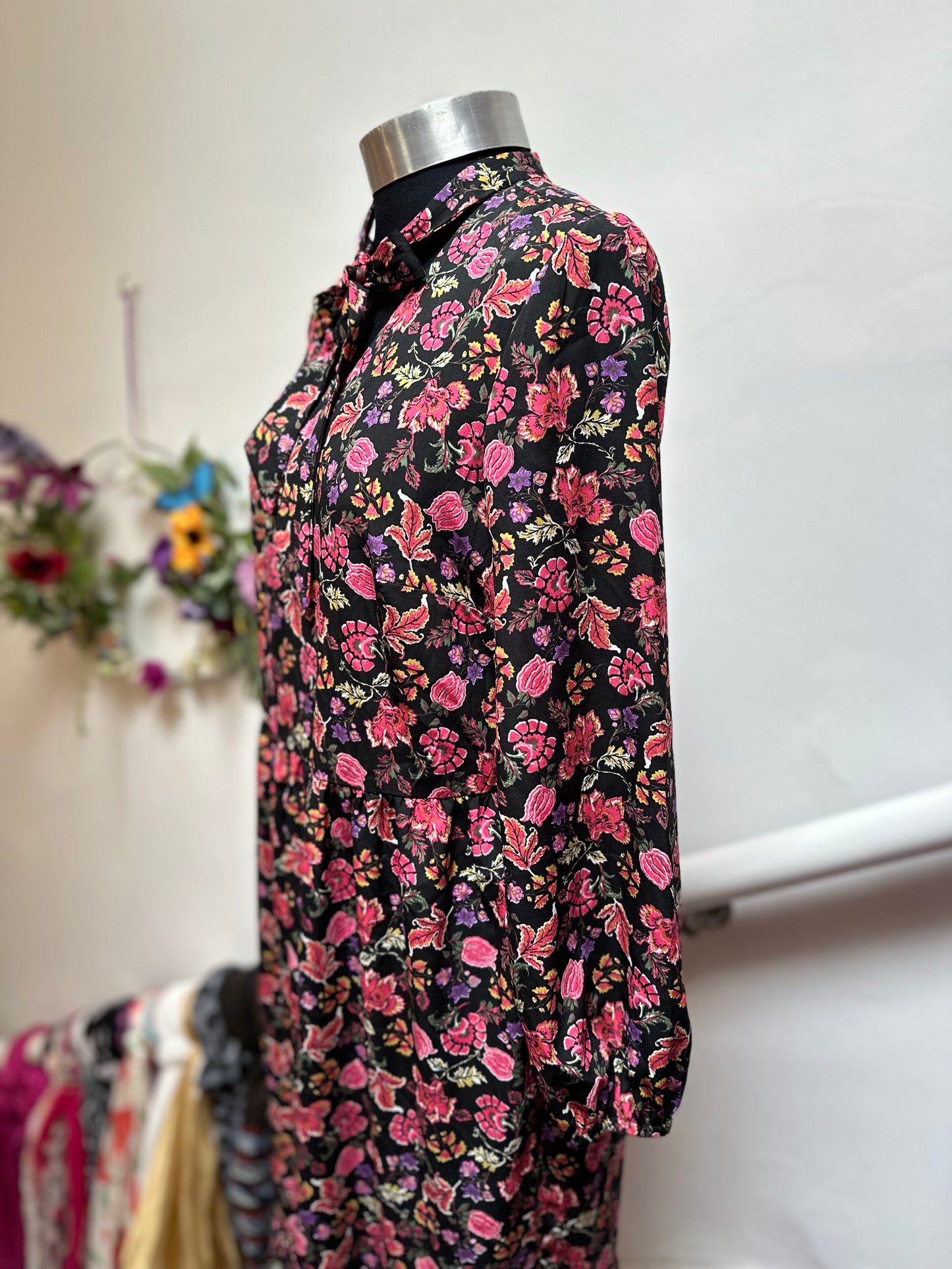 Dunnes Floral Maxi Dress, Oversized XS (will fit Size 10)