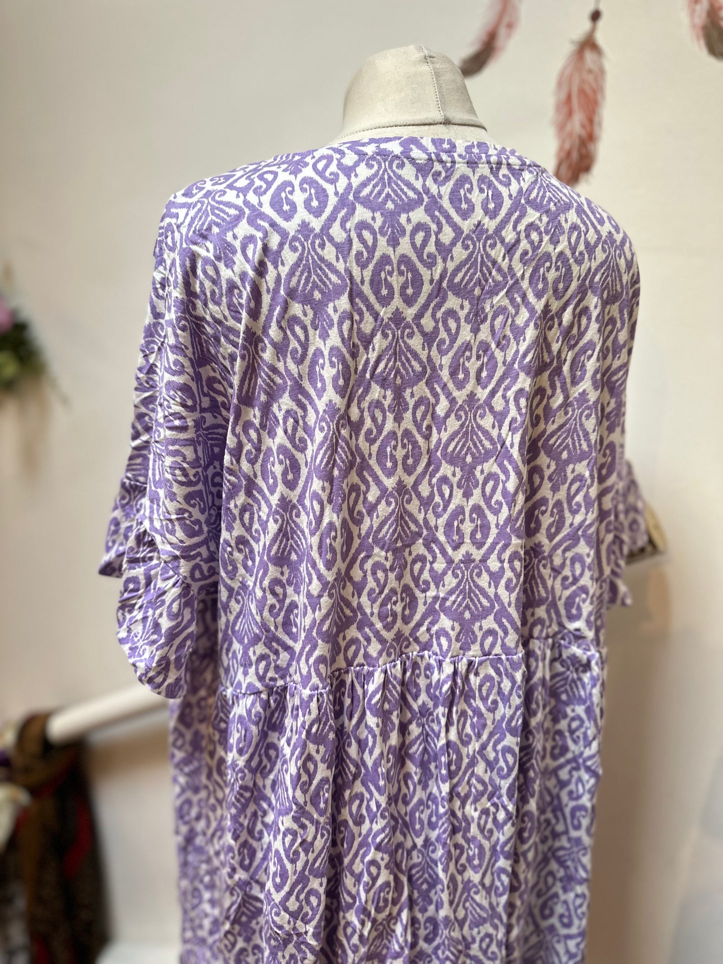 Dunnes Lavender Tunic Top Best Fit Size XXL