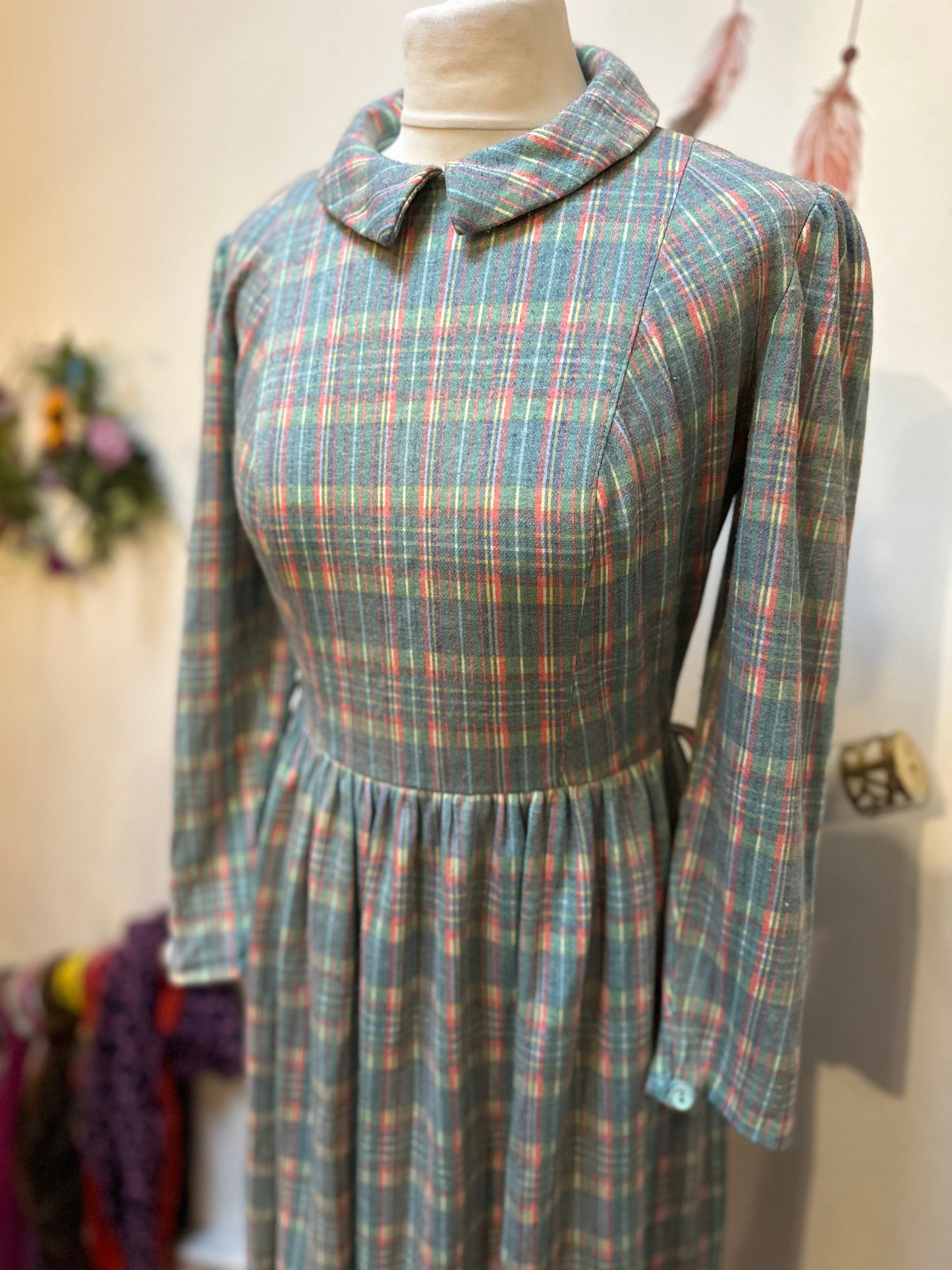 Vintage Soft Material Dress Size S