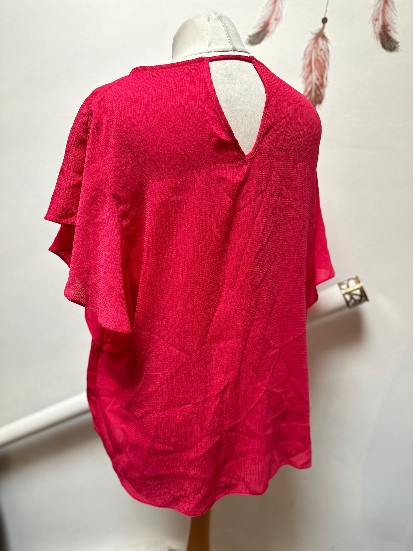 Dunnes Pink Top Size 18