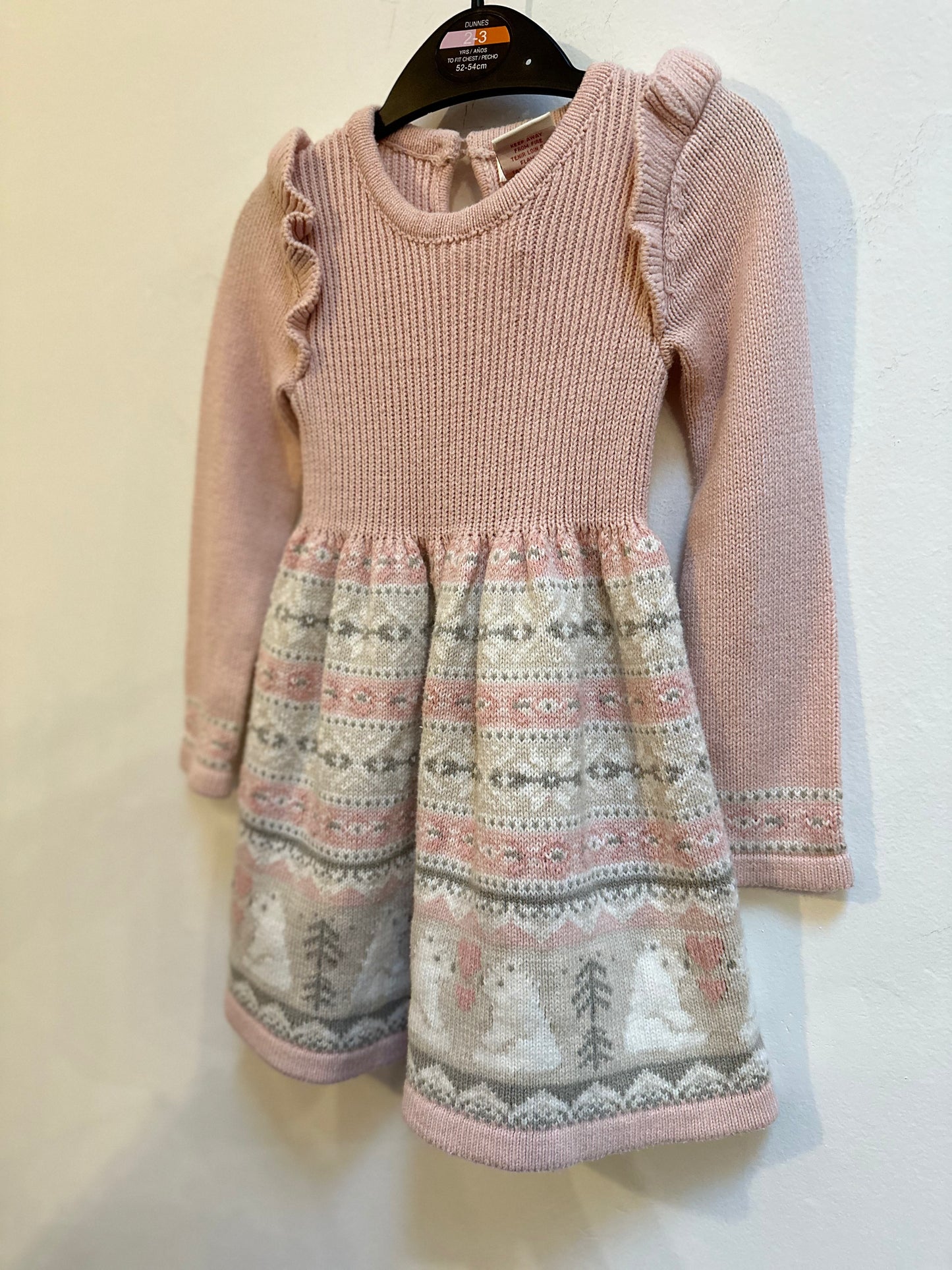 Designer Cynthia Rowley Knitted Dress, Age 1-2